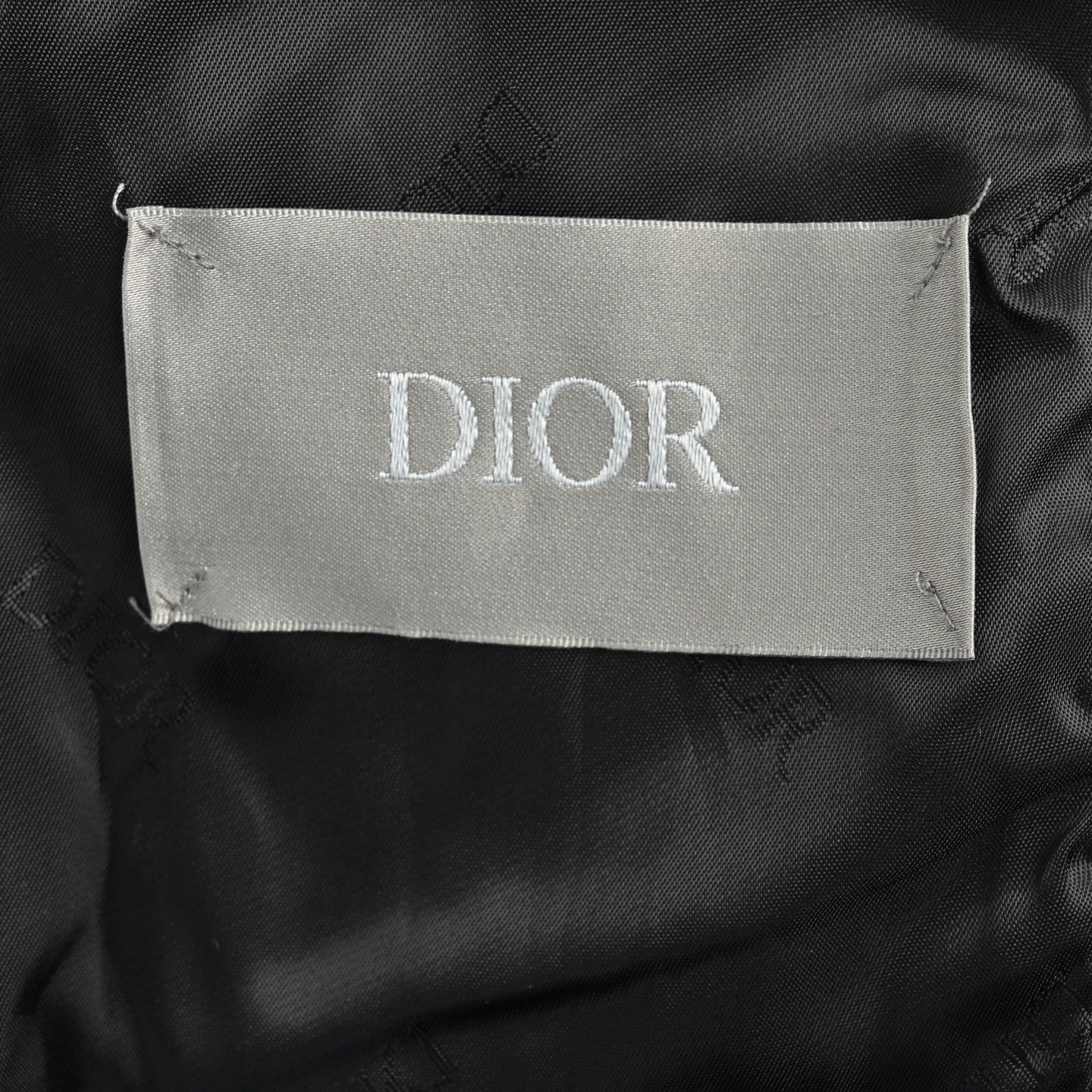 Diamond-pattern leather jacket