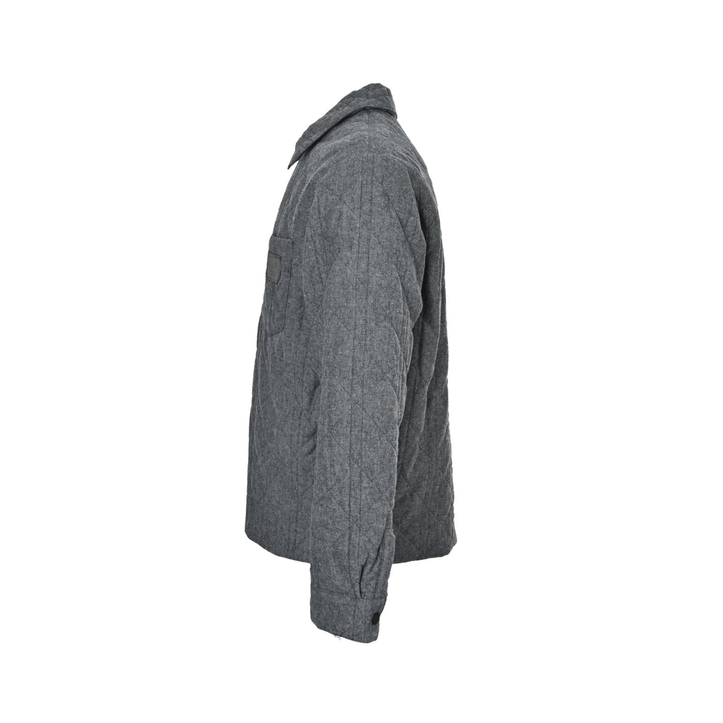 Quilted Leather Cotton Jacket