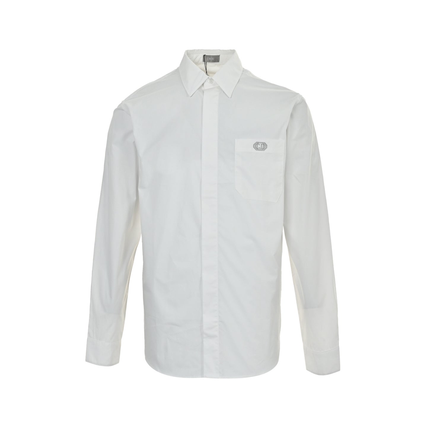 BOX Embroidered Long-Sleeve Shirt
