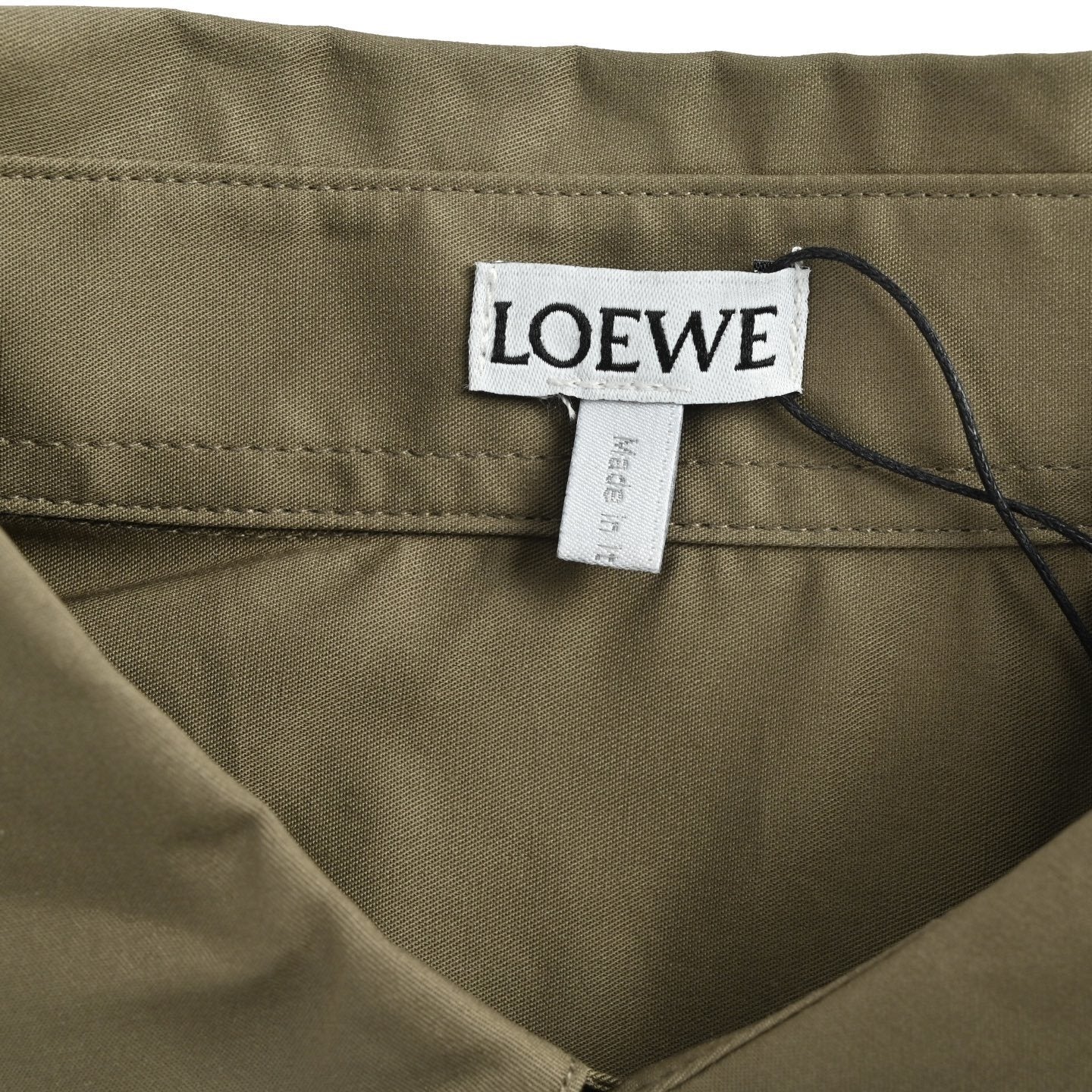 Two-color embroidered long-sleeve shirt