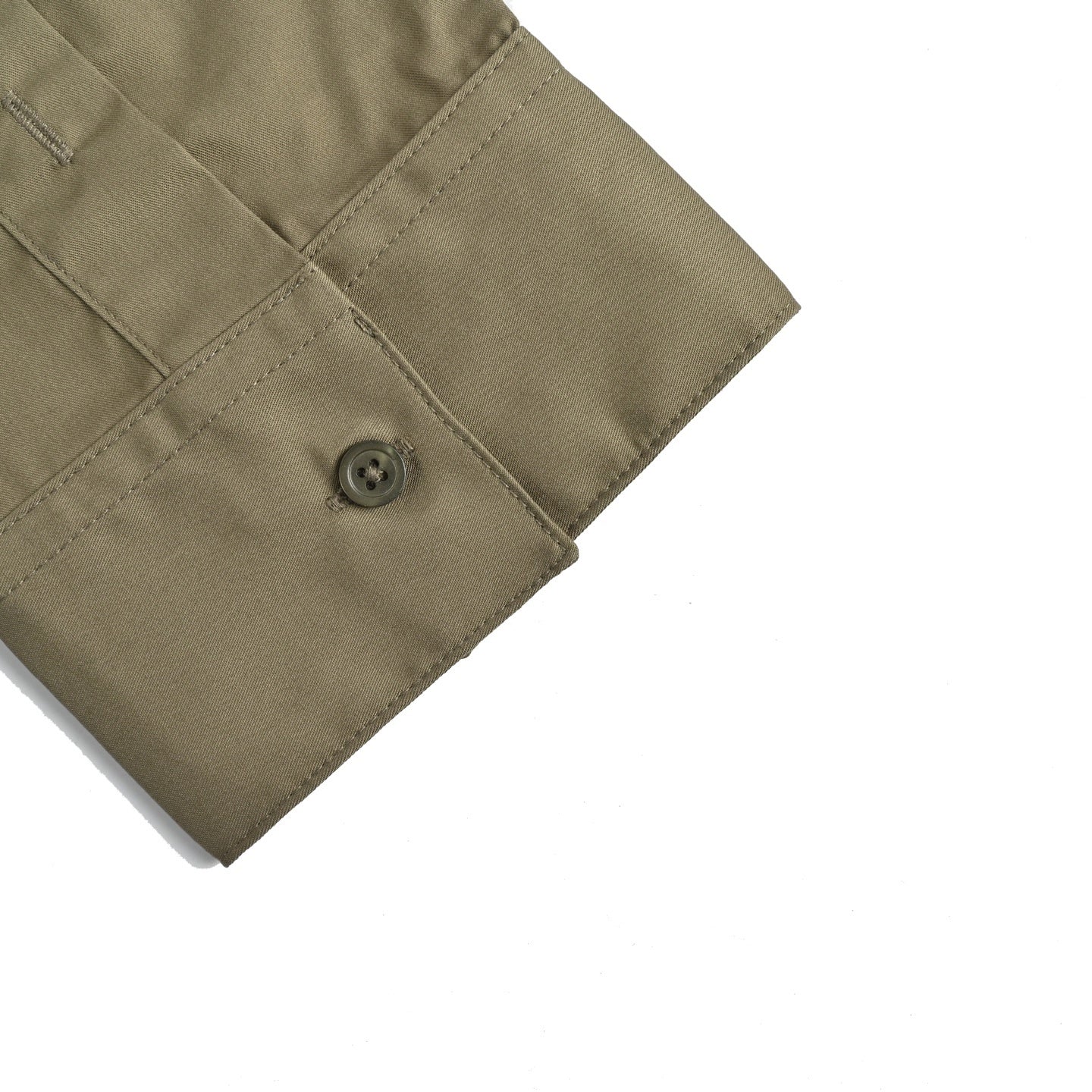 Two-color embroidered long-sleeve shirt