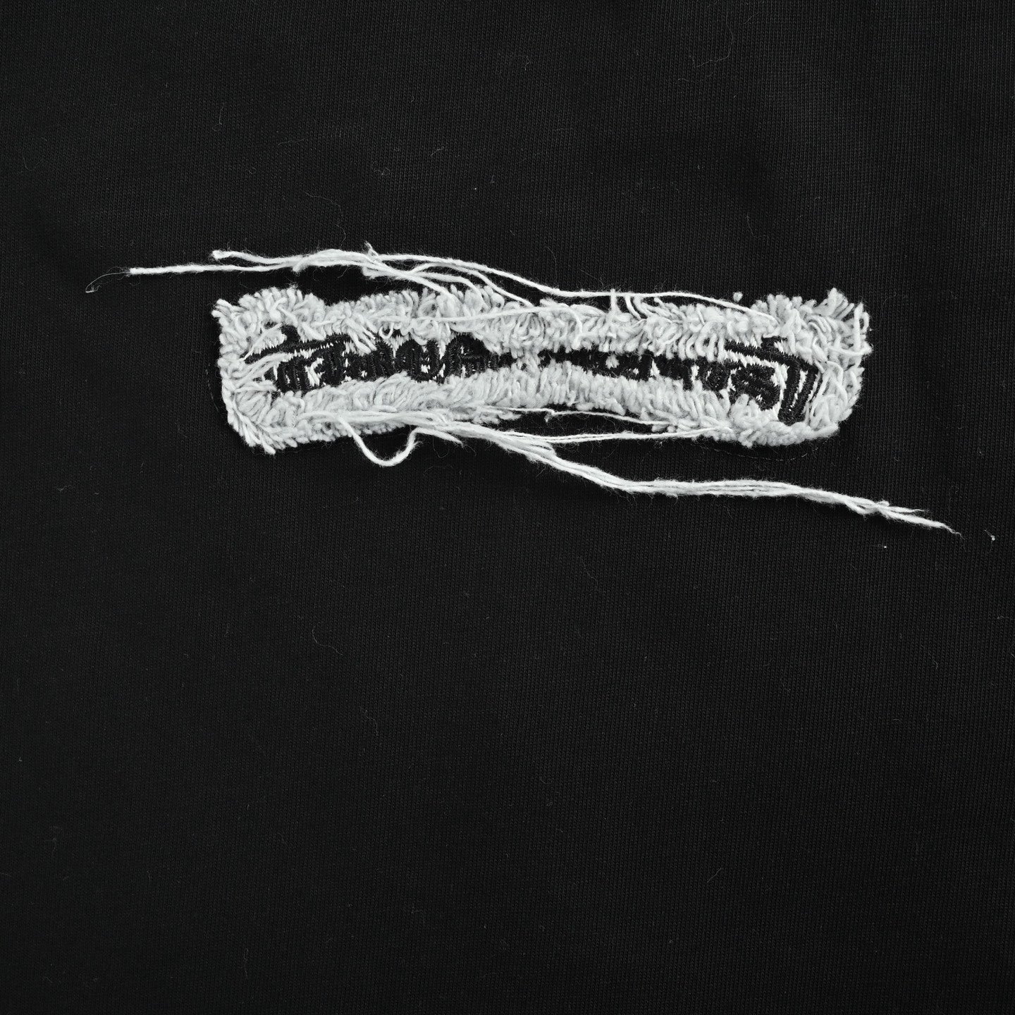 Distressed Wash Embroidered T-shirt