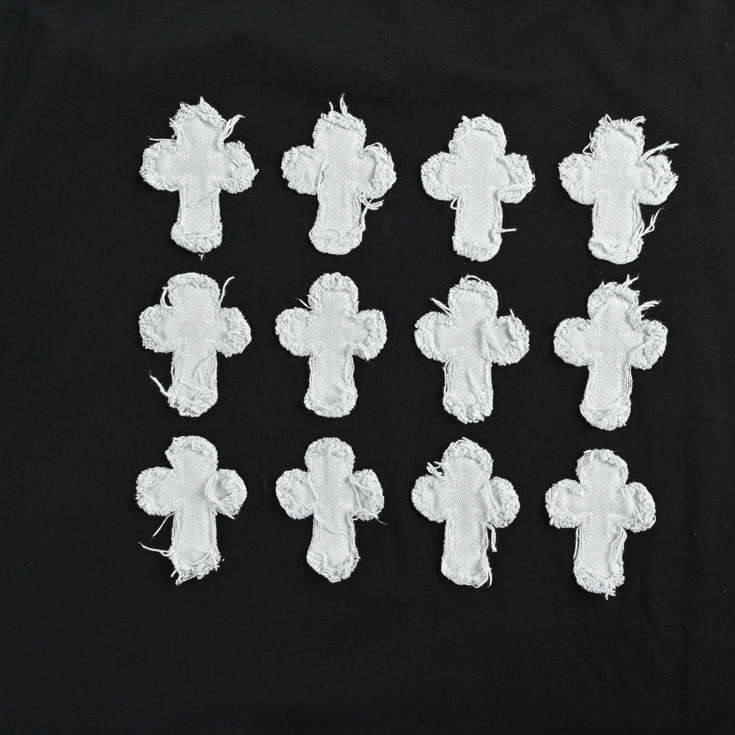 Distressed Wash Embroidered T-shirt