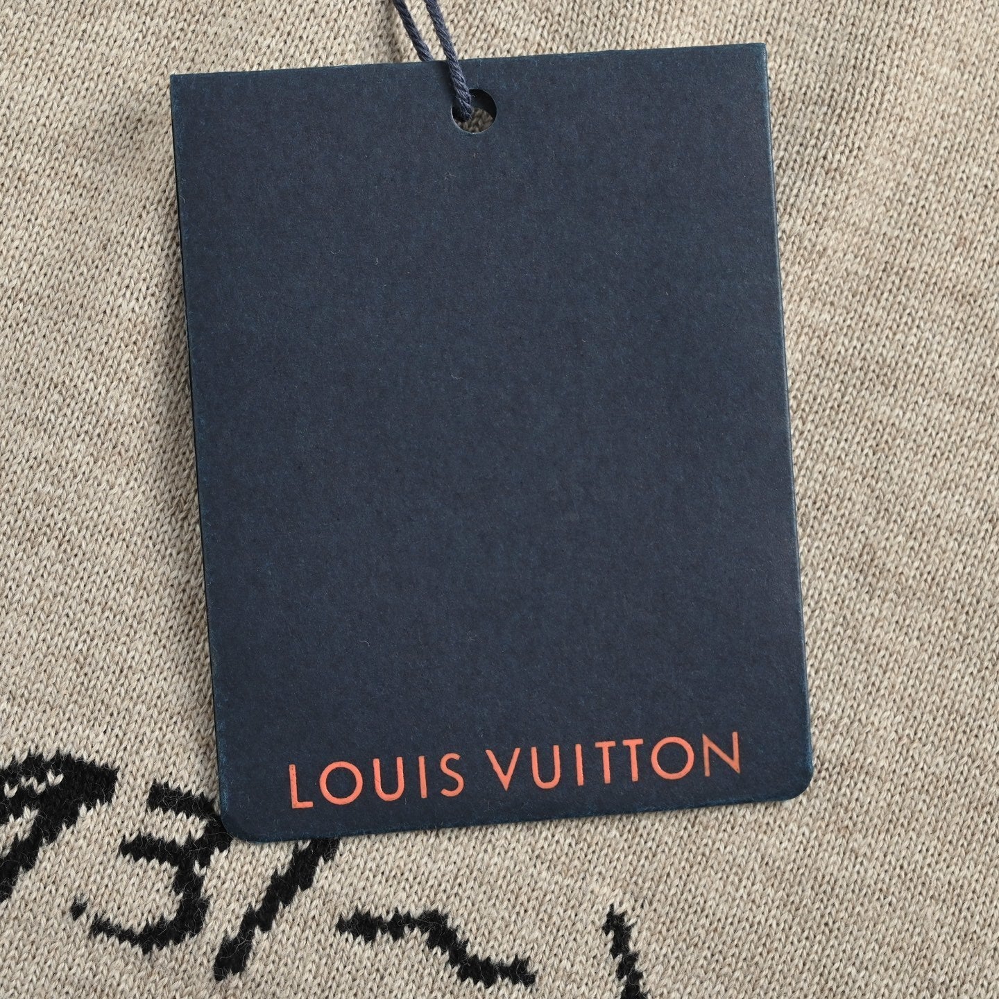 Alphabet jacquard knitted T-shirt