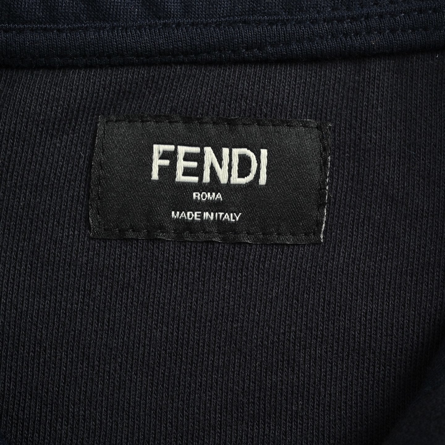 Blue Letter Embroidered Hooded Sweatshirt