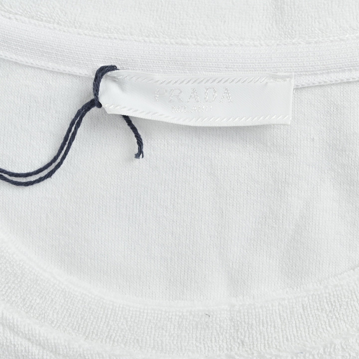 Triangular Label Terry Cloth T-shirt