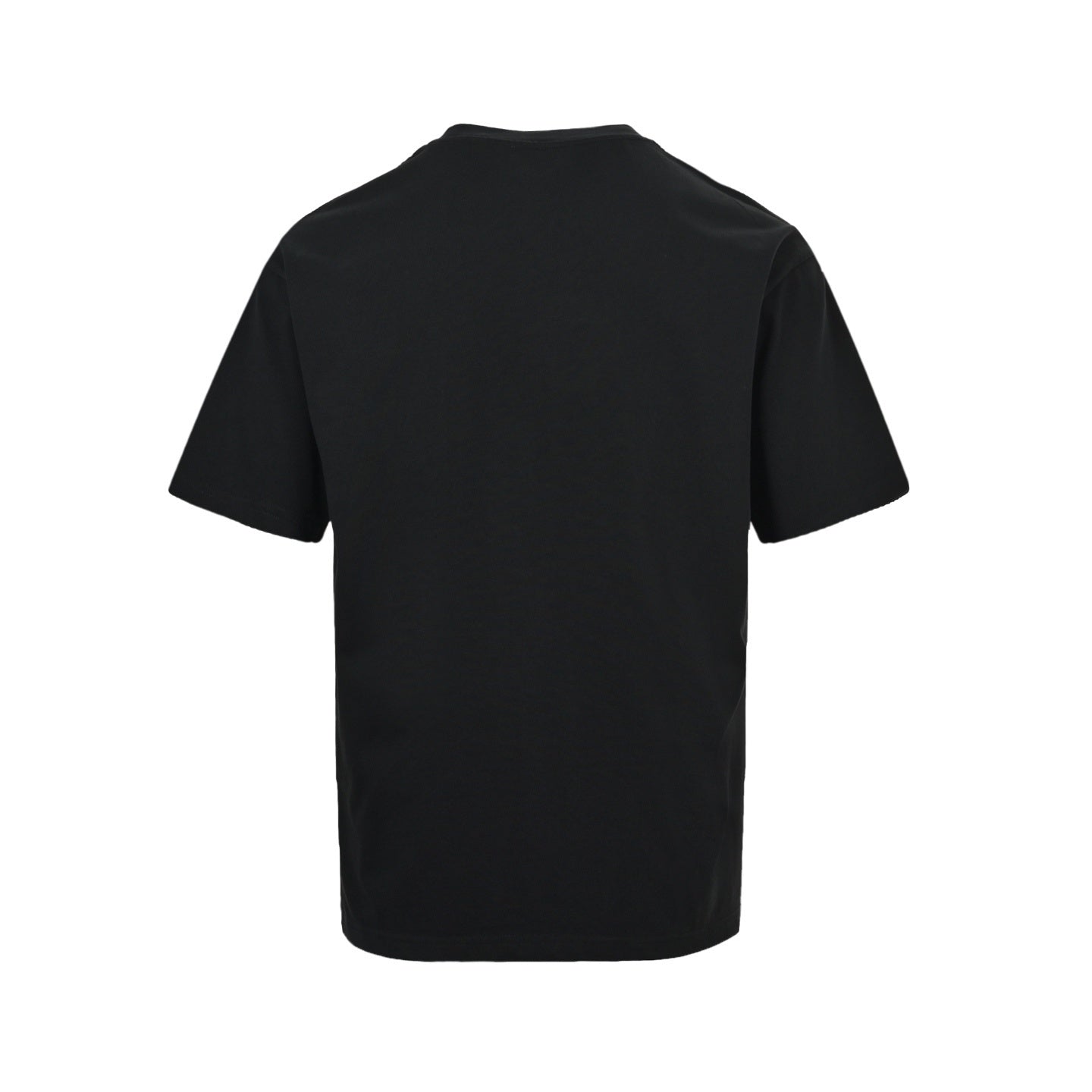 Color-block logo embroidered T-shirt