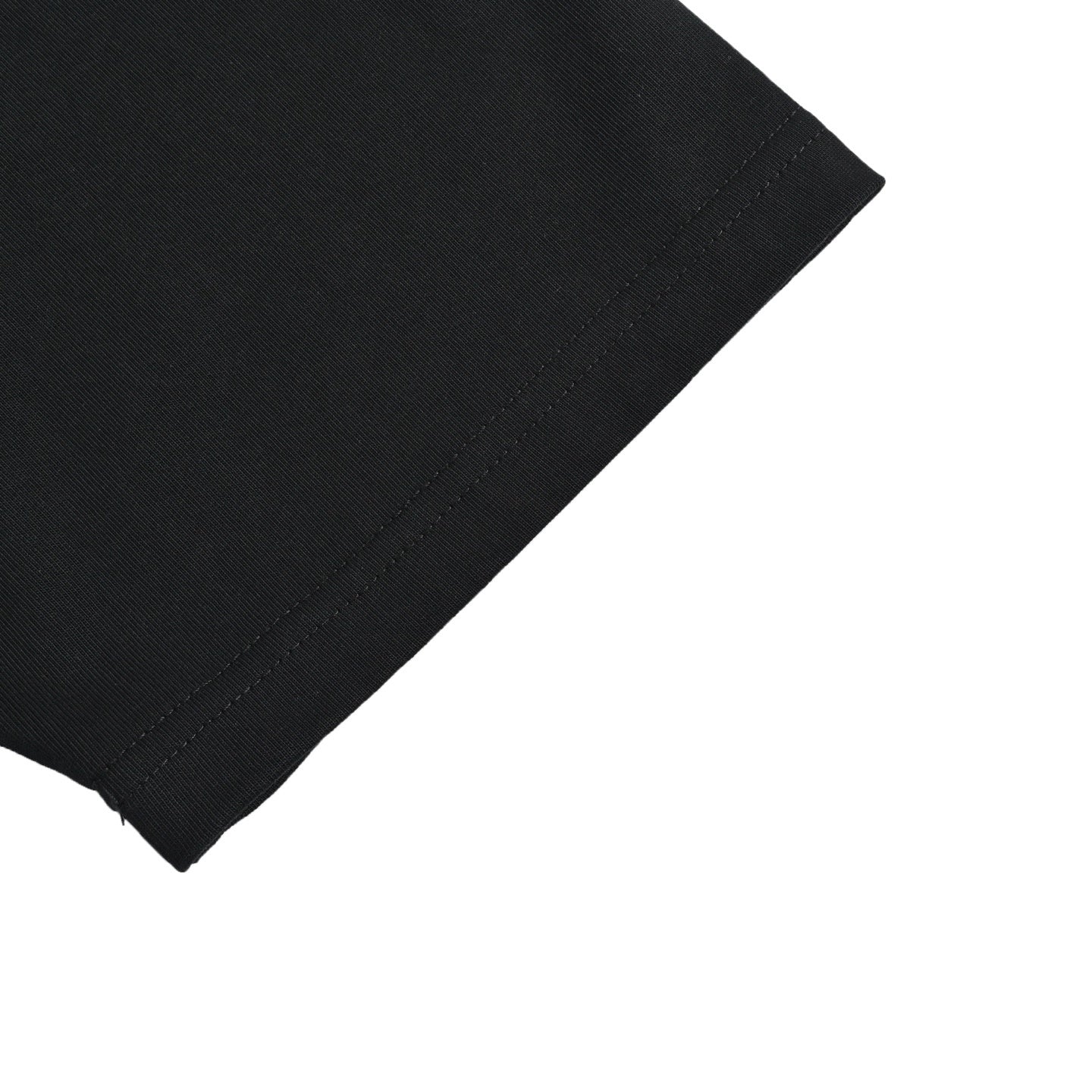 Color-block logo embroidered T-shirt