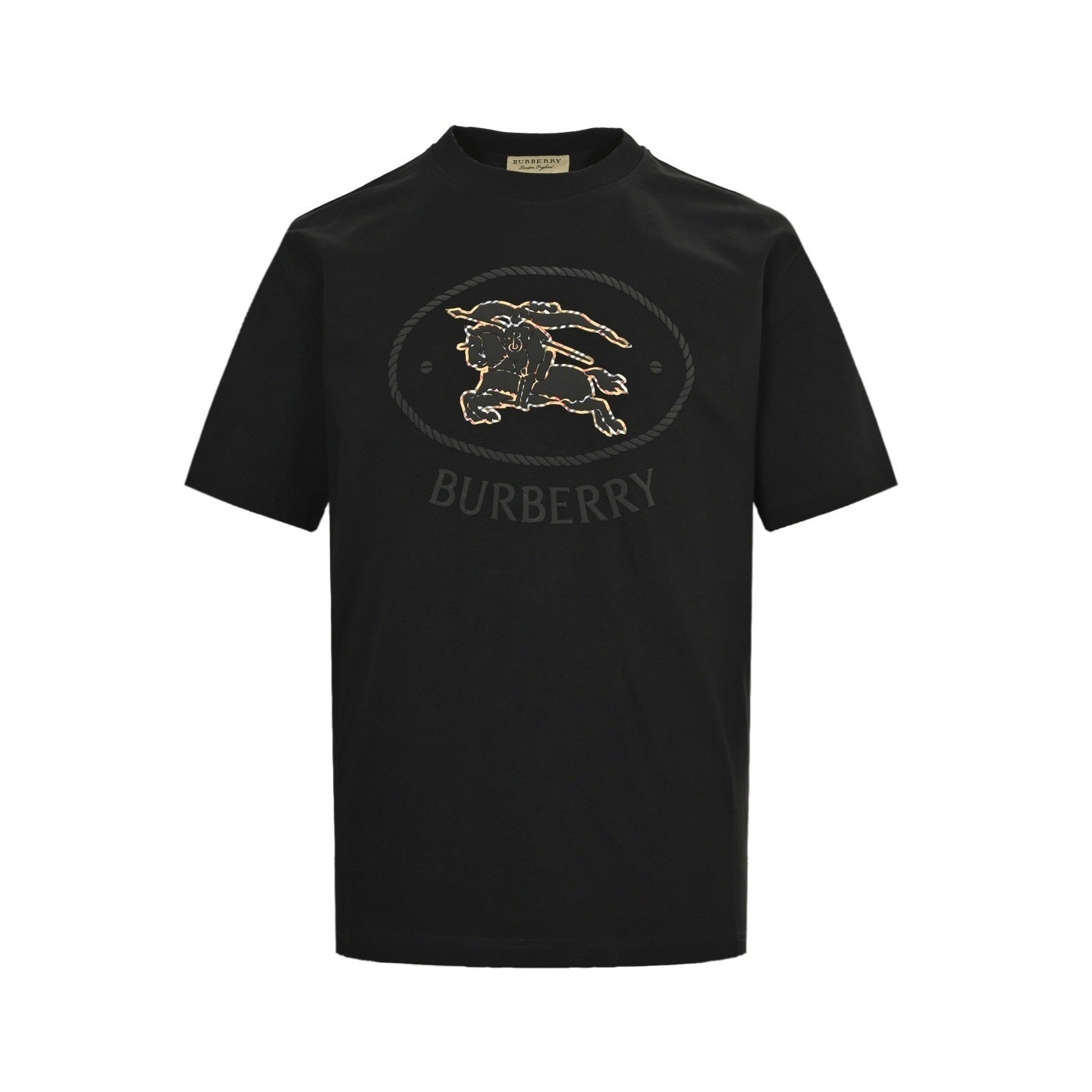 Circle Horse Foam Print T-Shirt