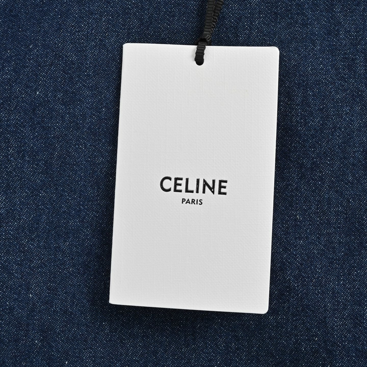 Embroidered Long-Sleeve Denim Shirt