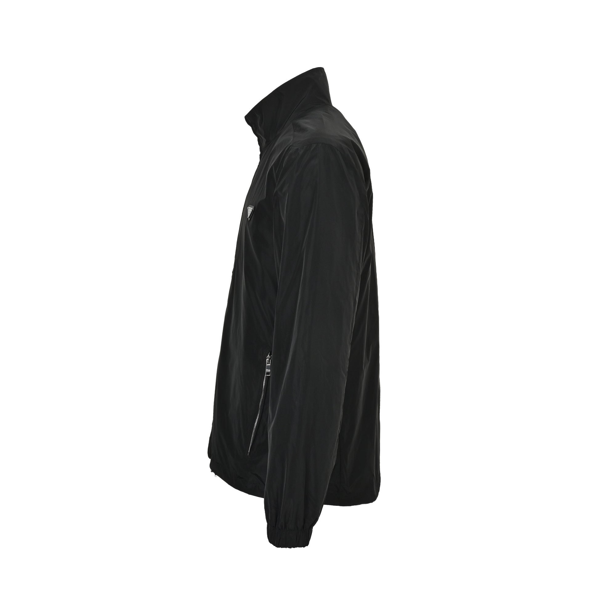Nylon Reversible Stand Collar Jacket