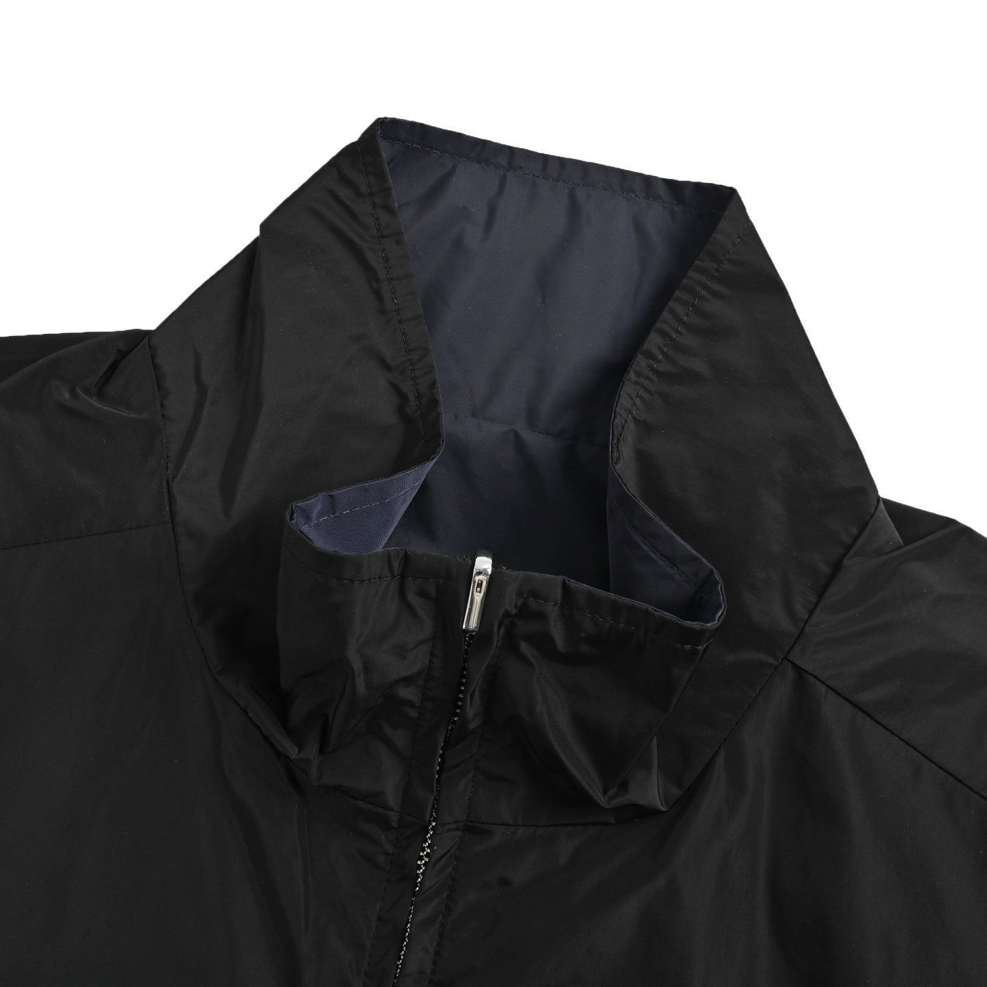 Nylon Reversible Stand Collar Jacket