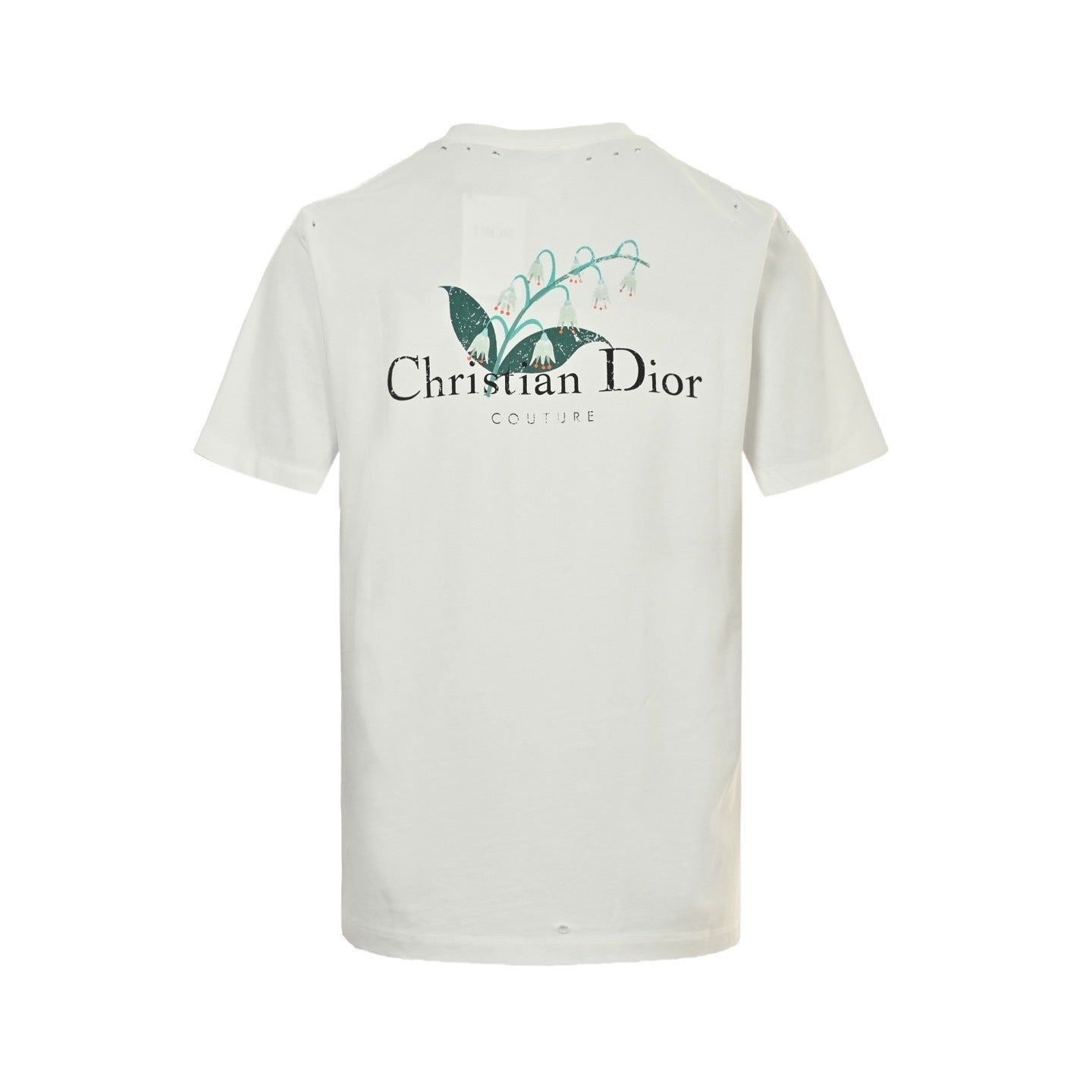 Lily of the Valley Print Ripped T-shirt