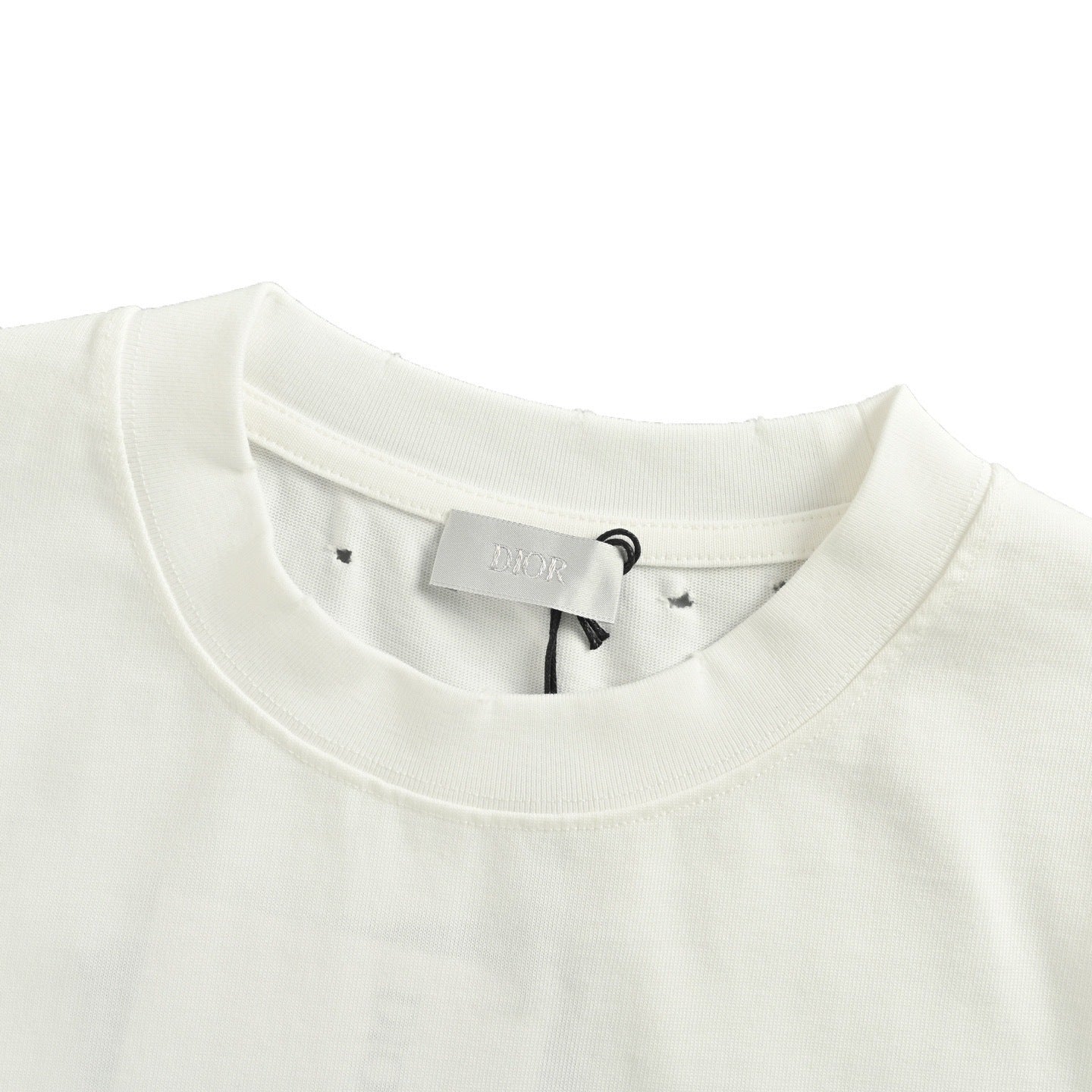 Lily of the Valley Print Ripped T-shirt