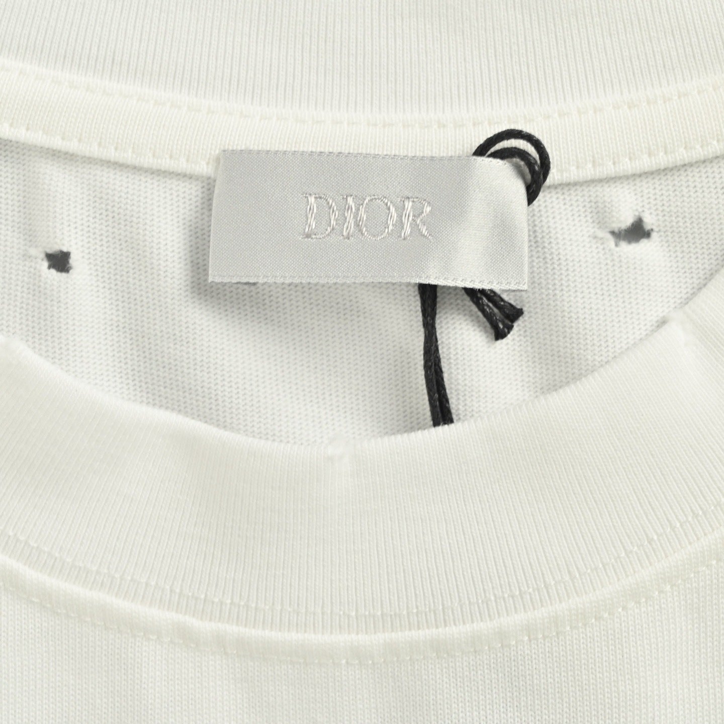 Lily of the Valley Print Ripped T-shirt