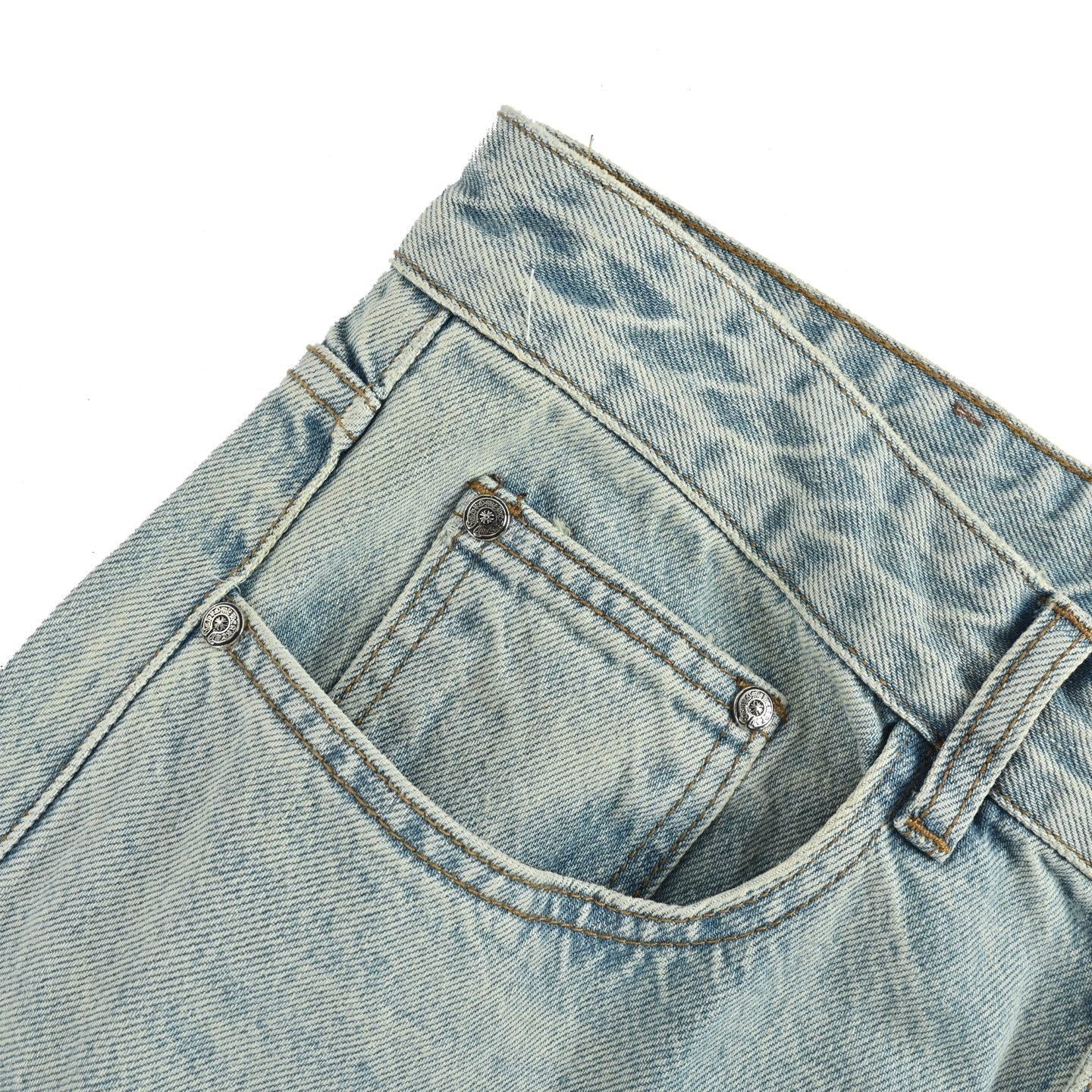 Macaron Color Cross Jeans