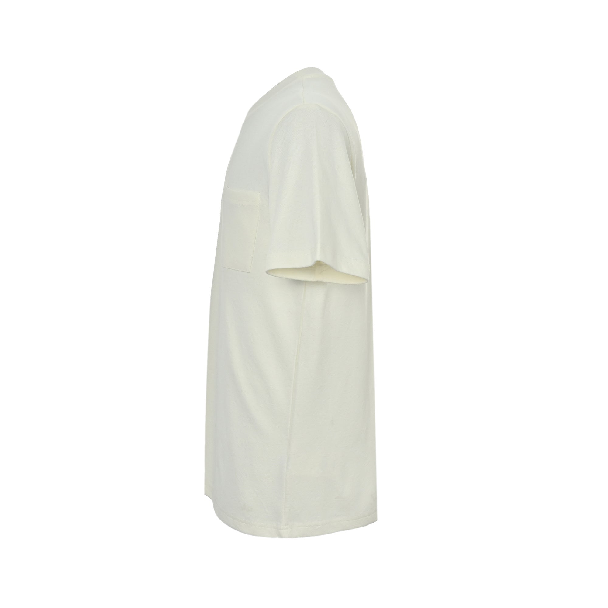 Jacquard textured piqué cotton T-shirt