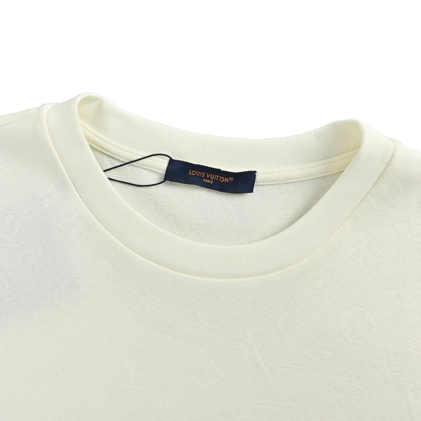 Jacquard textured piqué cotton T-shirt