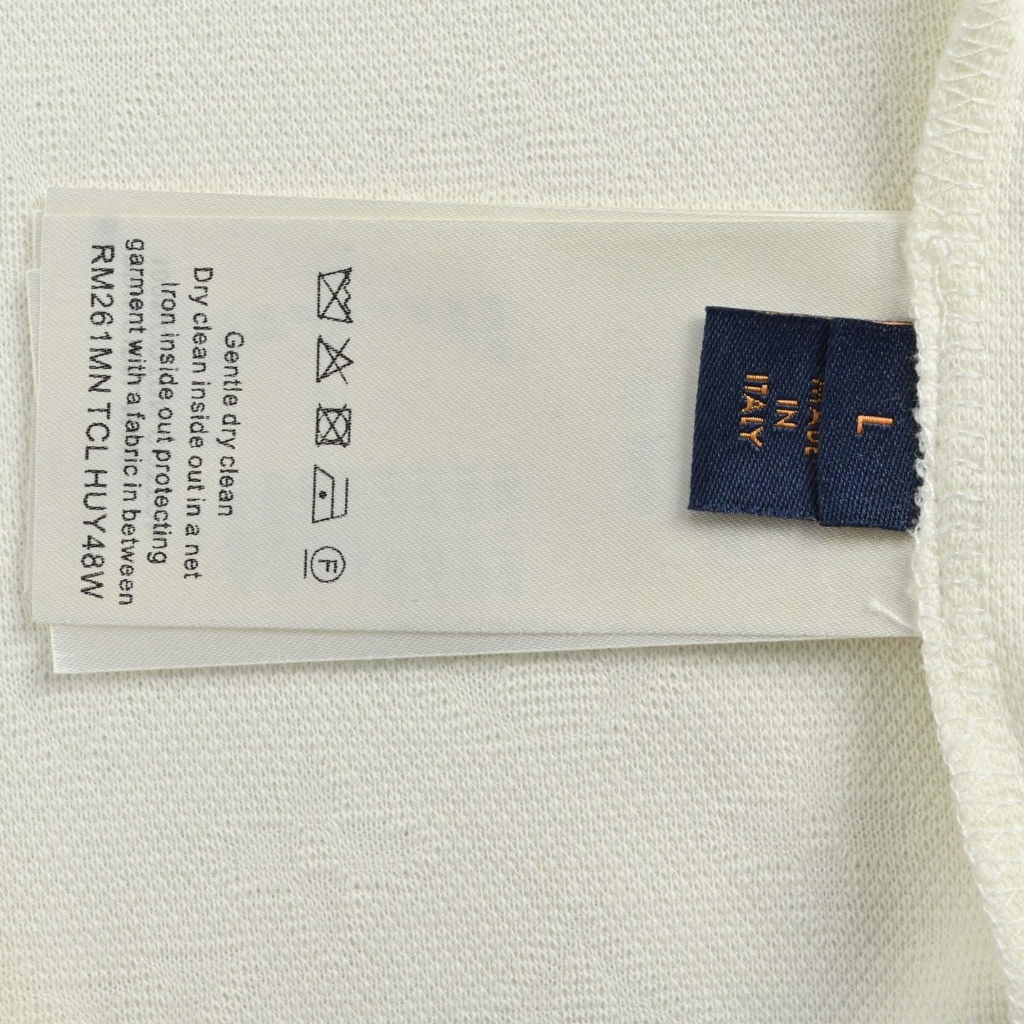 Jacquard textured piqué cotton T-shirt