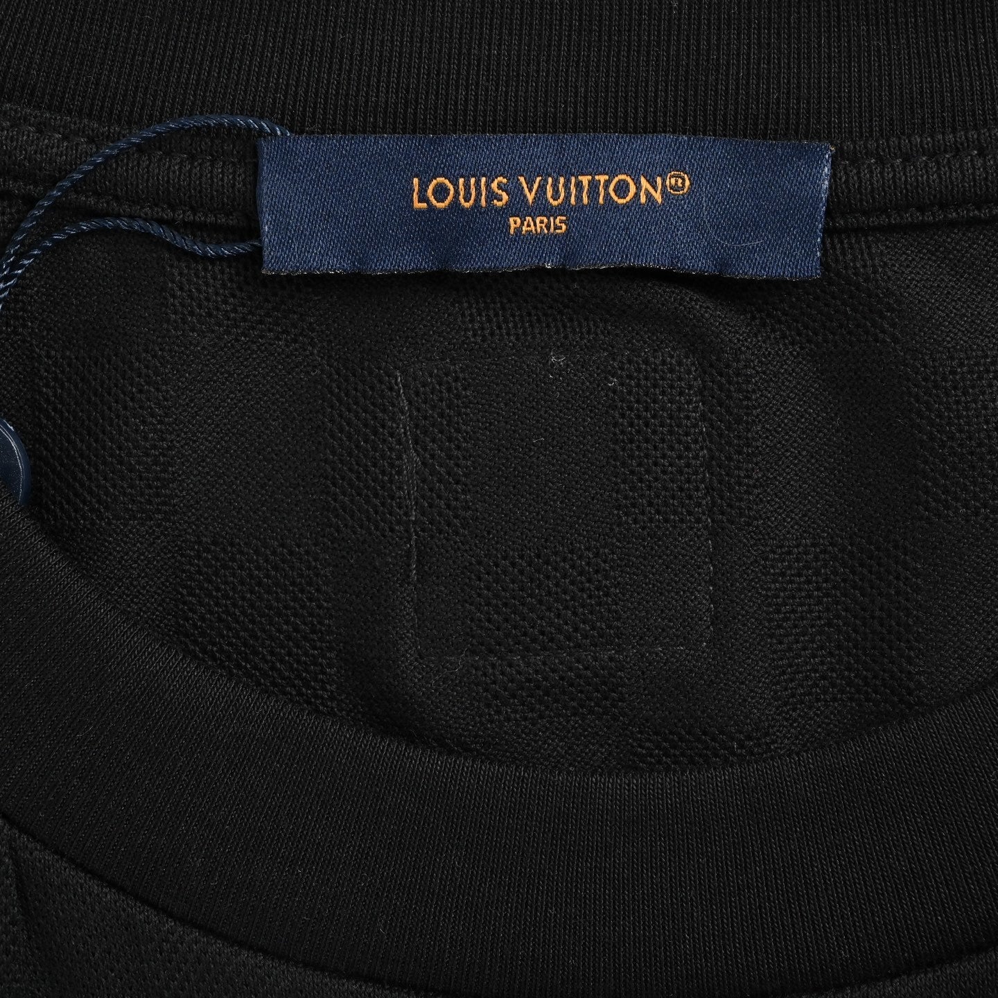 Beaded checkered T-shirt