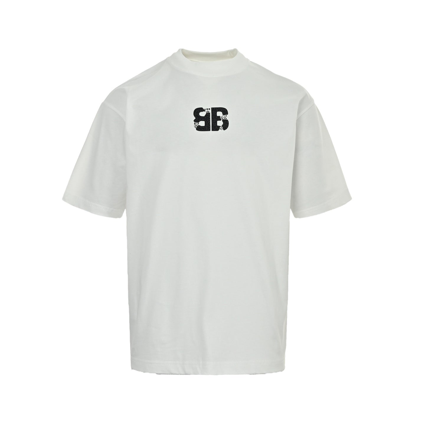 Hot-stamped Letter Ripped T-shirt