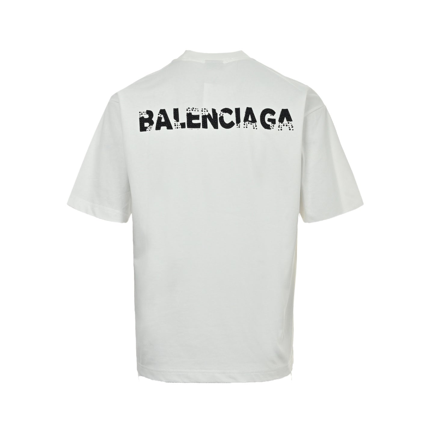 Hot-stamped Letter Ripped T-shirt