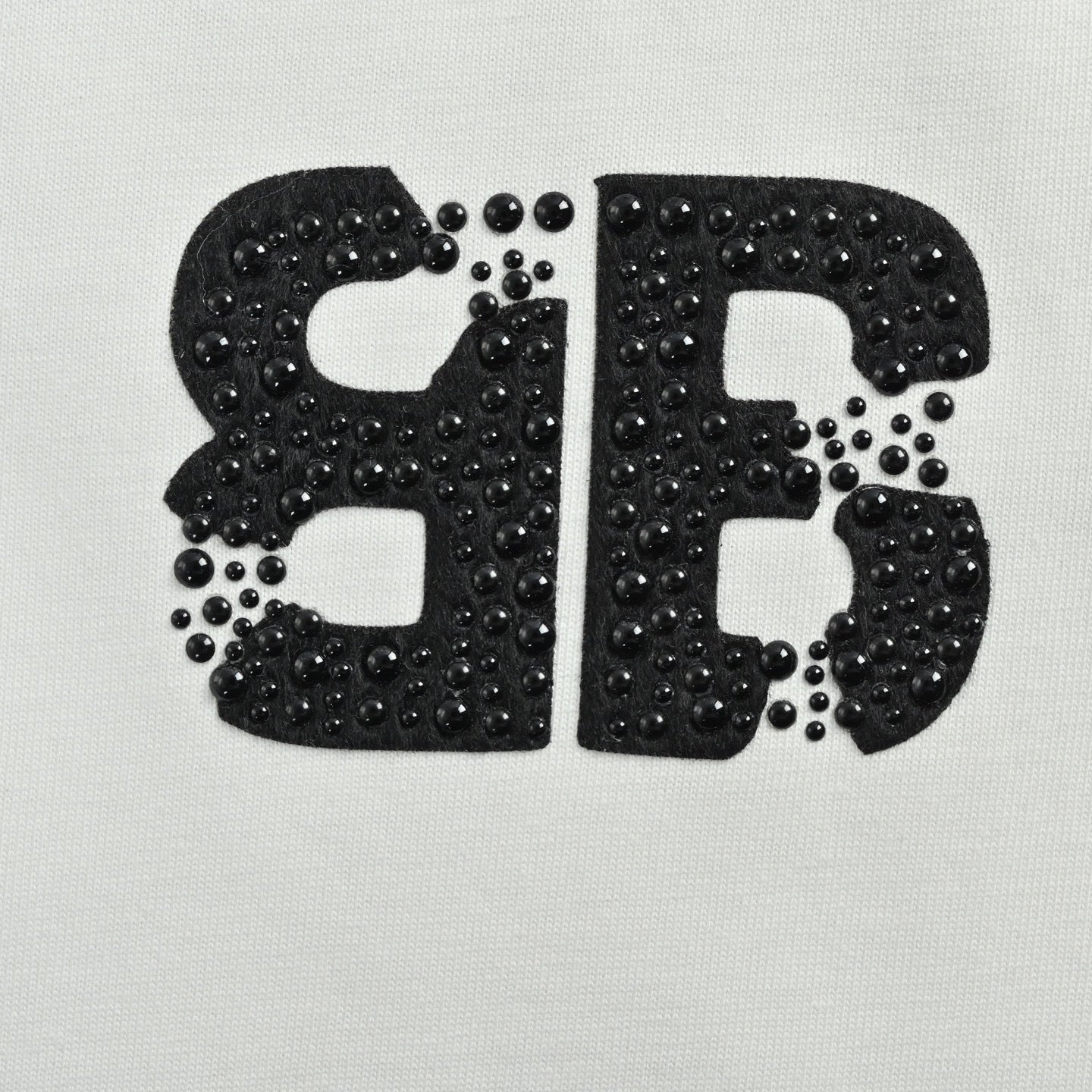 Hot-stamped Letter Ripped T-shirt