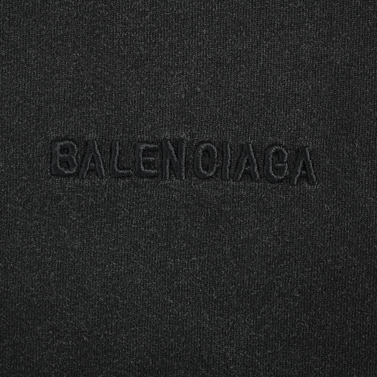 Embroidered Letter Washed T-shirt