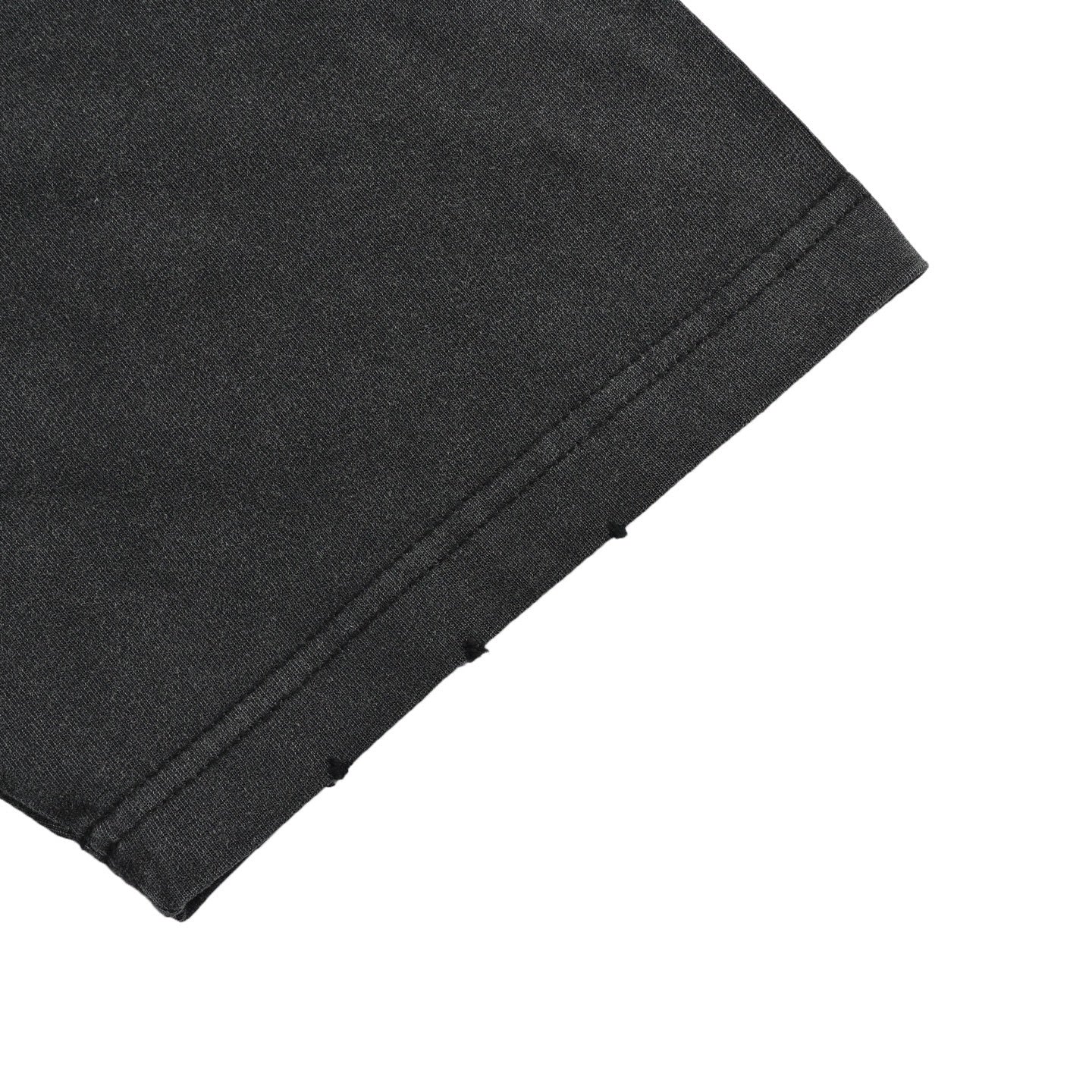 Embroidered Letter Washed T-shirt