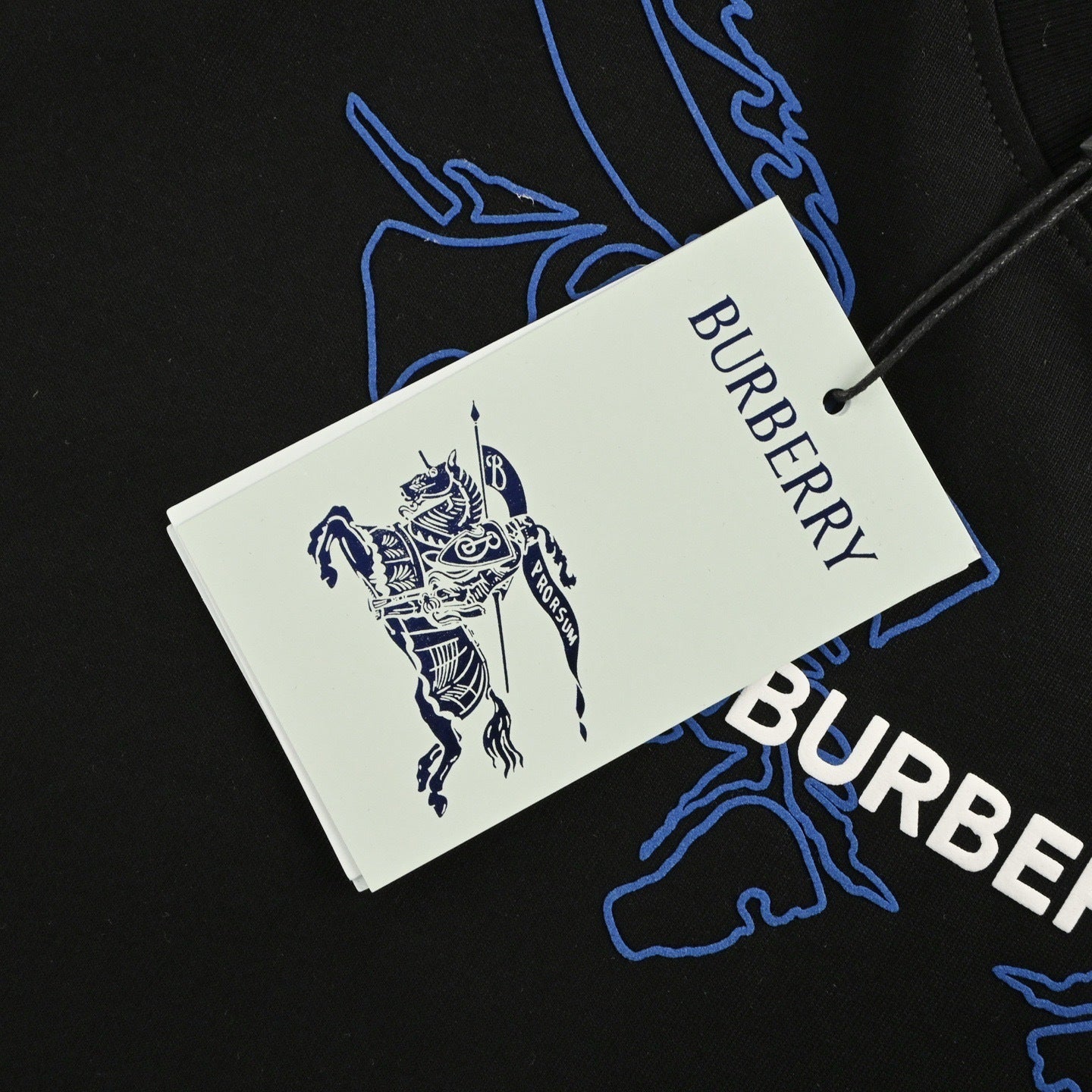 Collar Knight Warhorse Print T-shirt