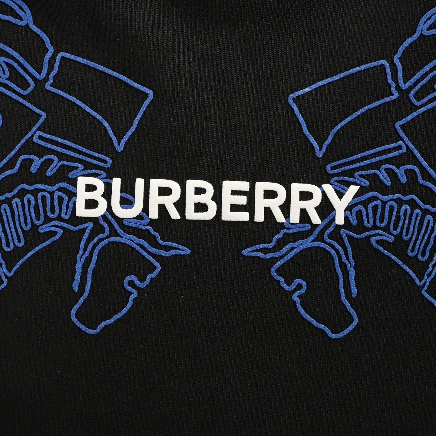 Collar Knight Warhorse Print T-shirt