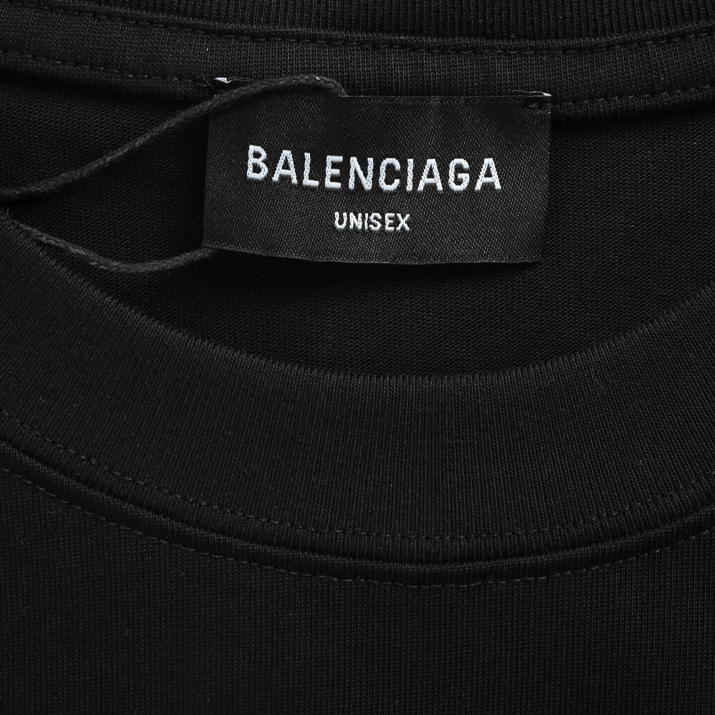 Vertical Letter Embroidered T-shirt