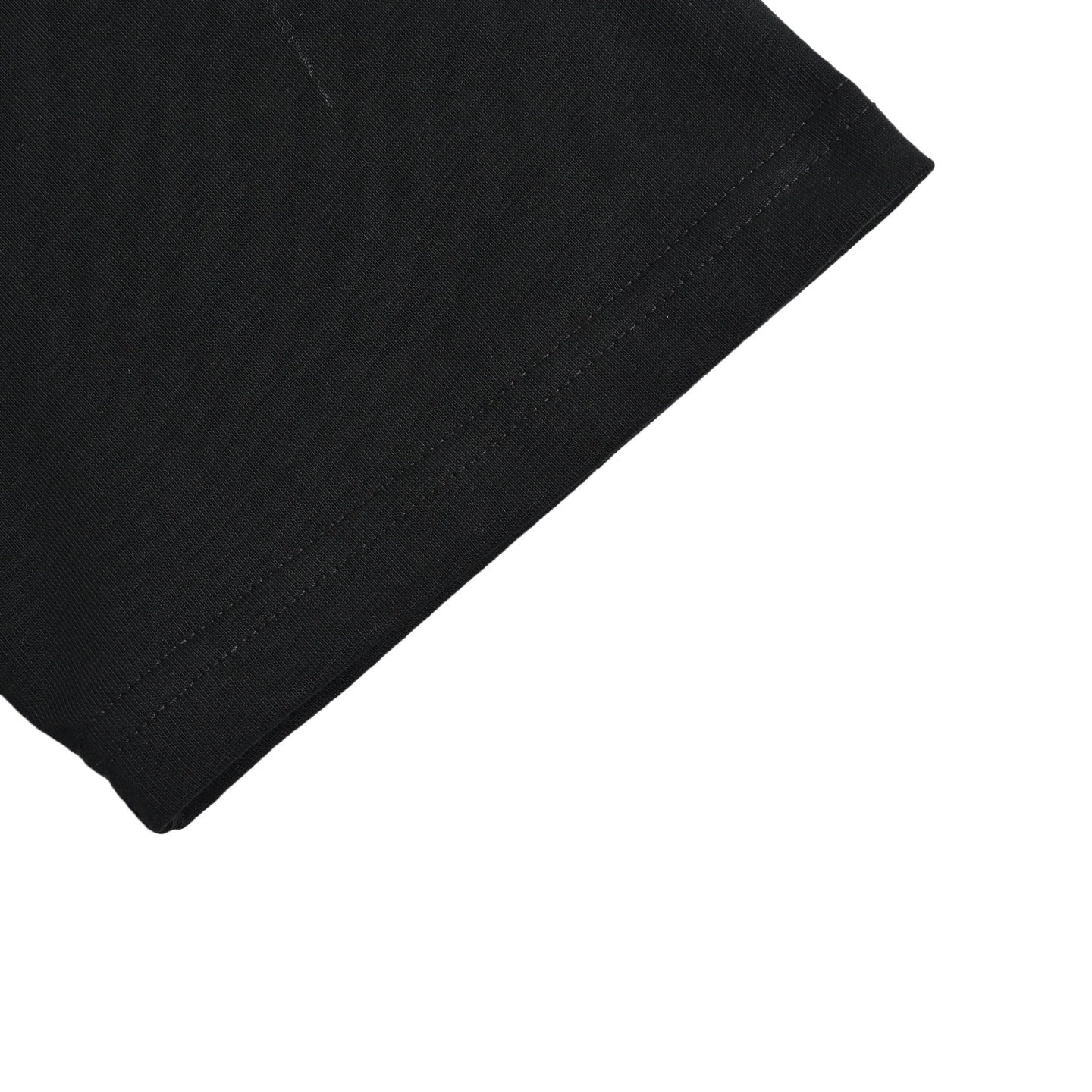 Vertical Letter Embroidered T-shirt