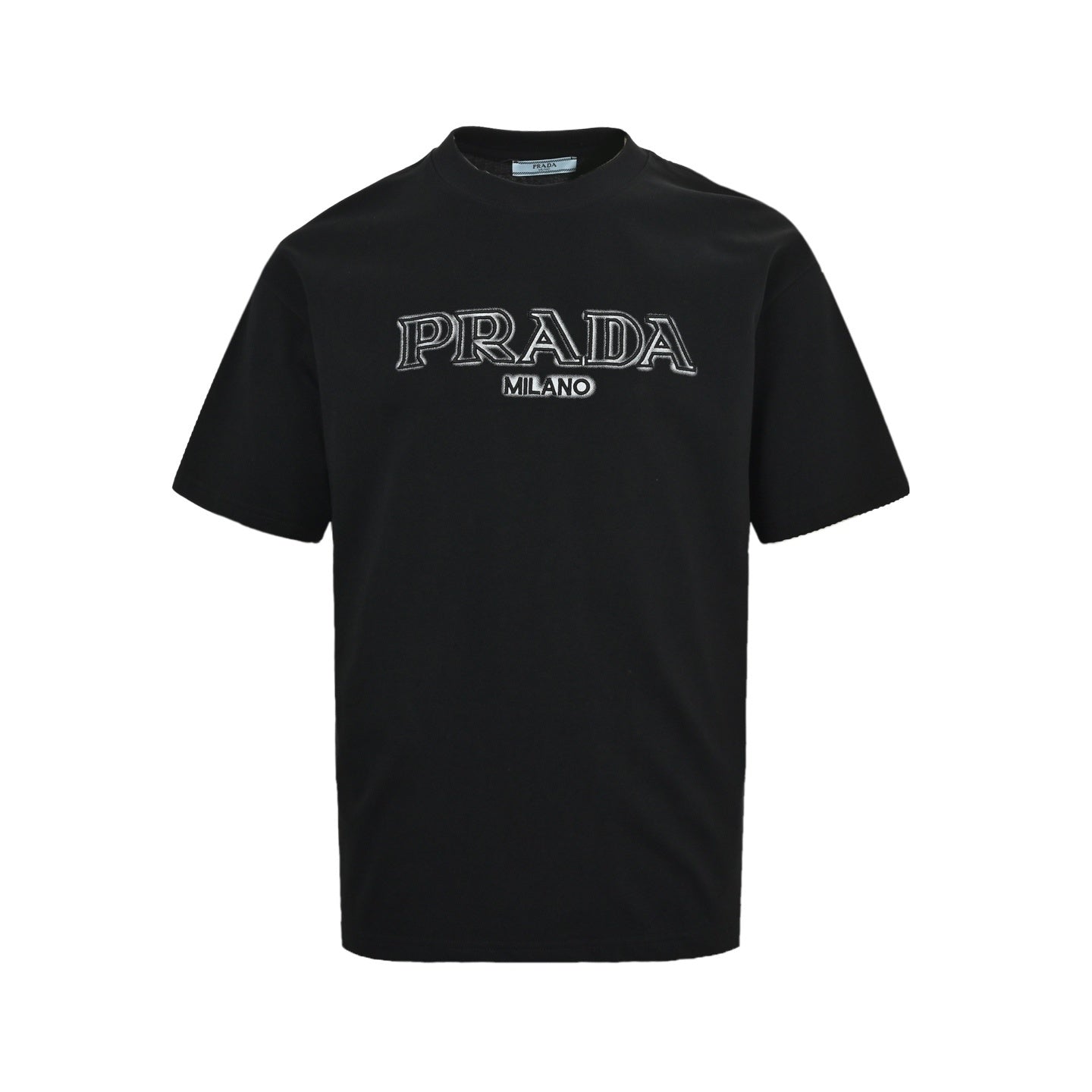 Hollow-out embroidered T-shirt