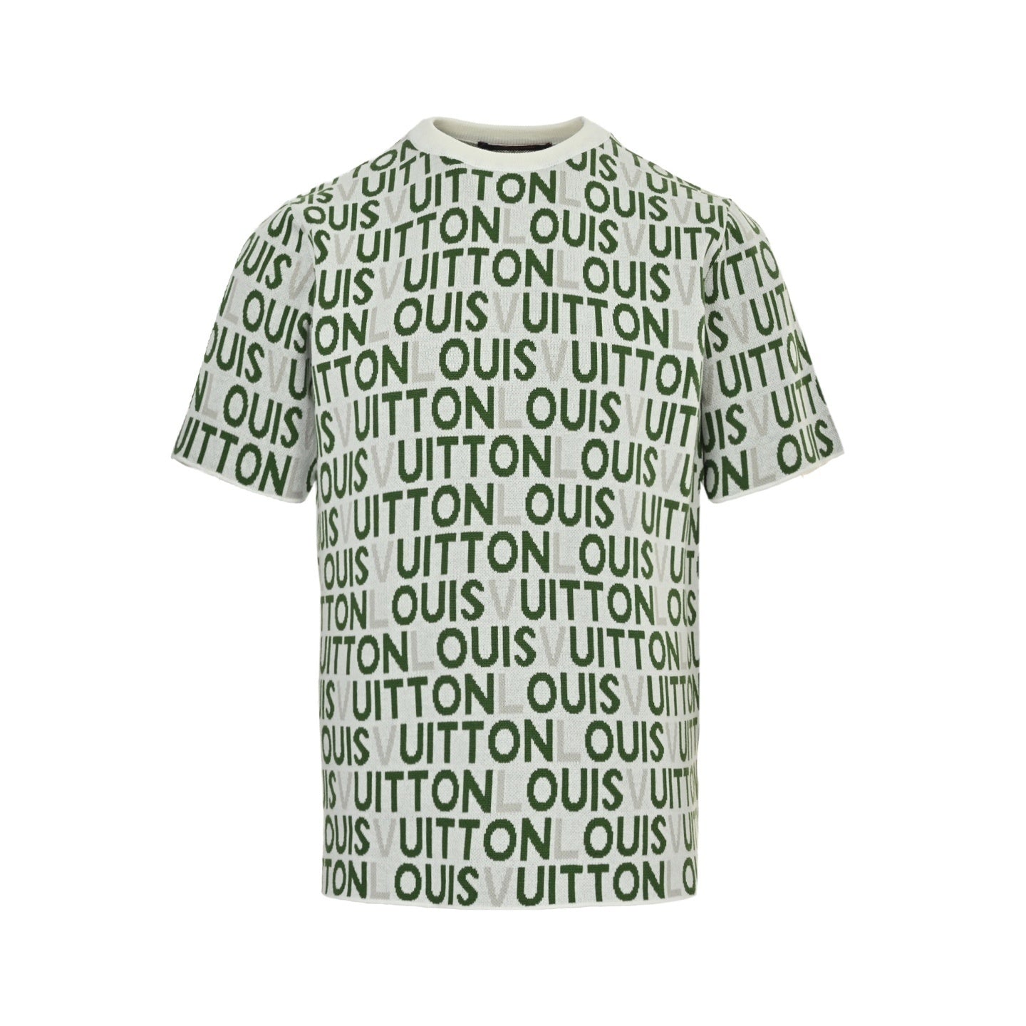 Jacquard Letter Short-Sleeve T-Shirt