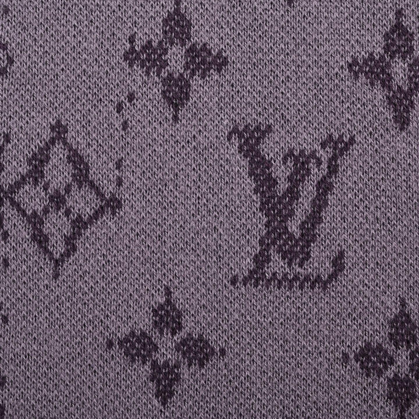 Gradient jacquard knit T-shirt