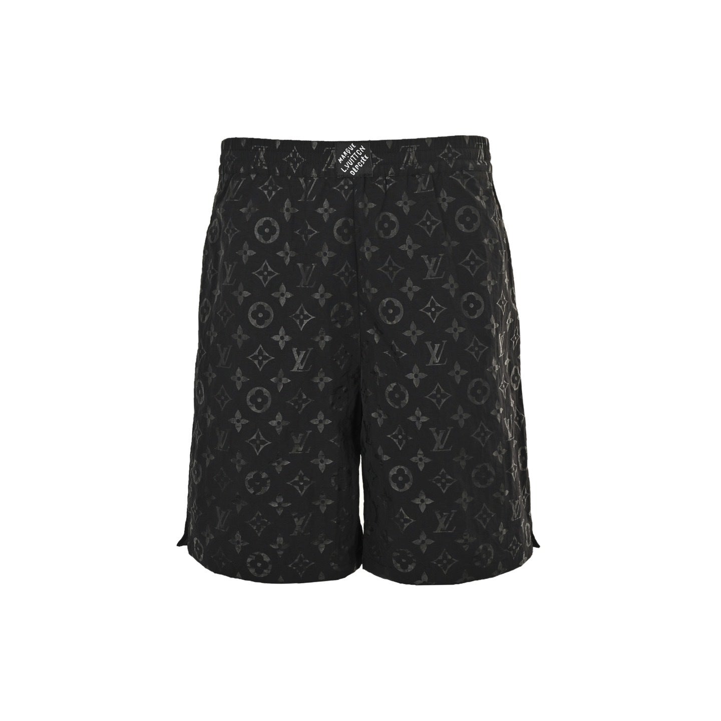 Old flower jacquard ripple shorts