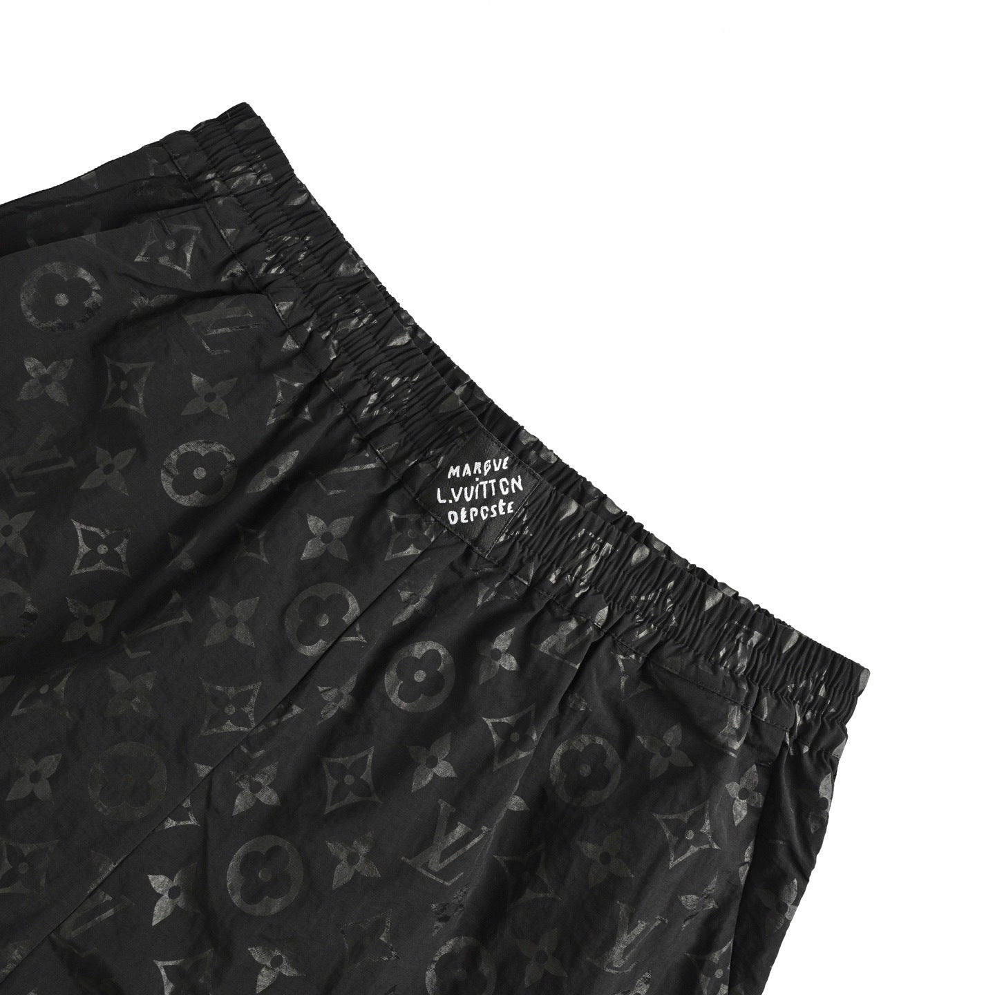 Old flower jacquard ripple shorts
