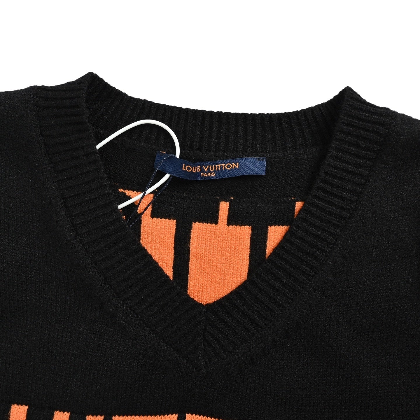 No. 00 Letter Jacquard Knitted T-shirt