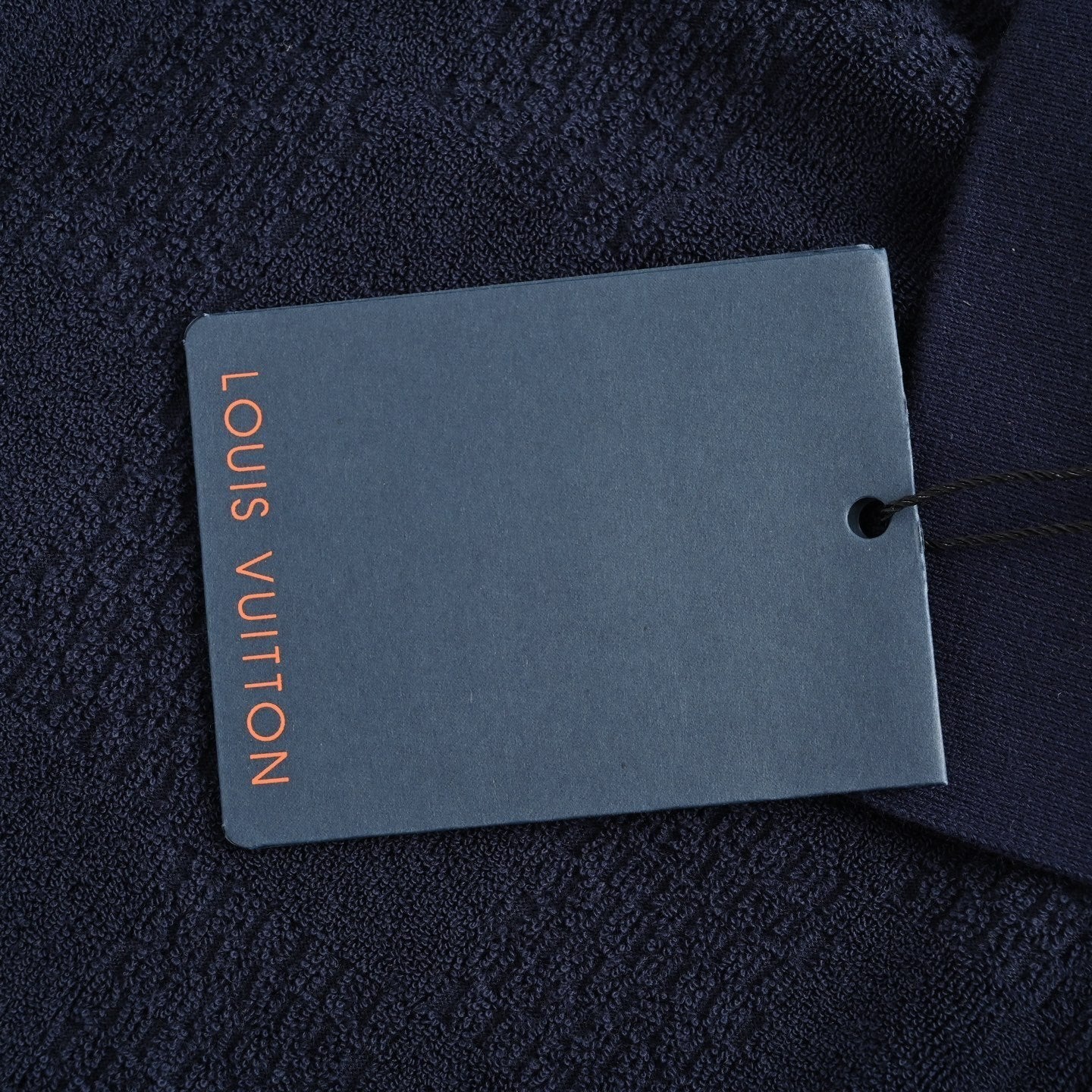 Dark Checkered Toweling Short-Sleeve Shirt