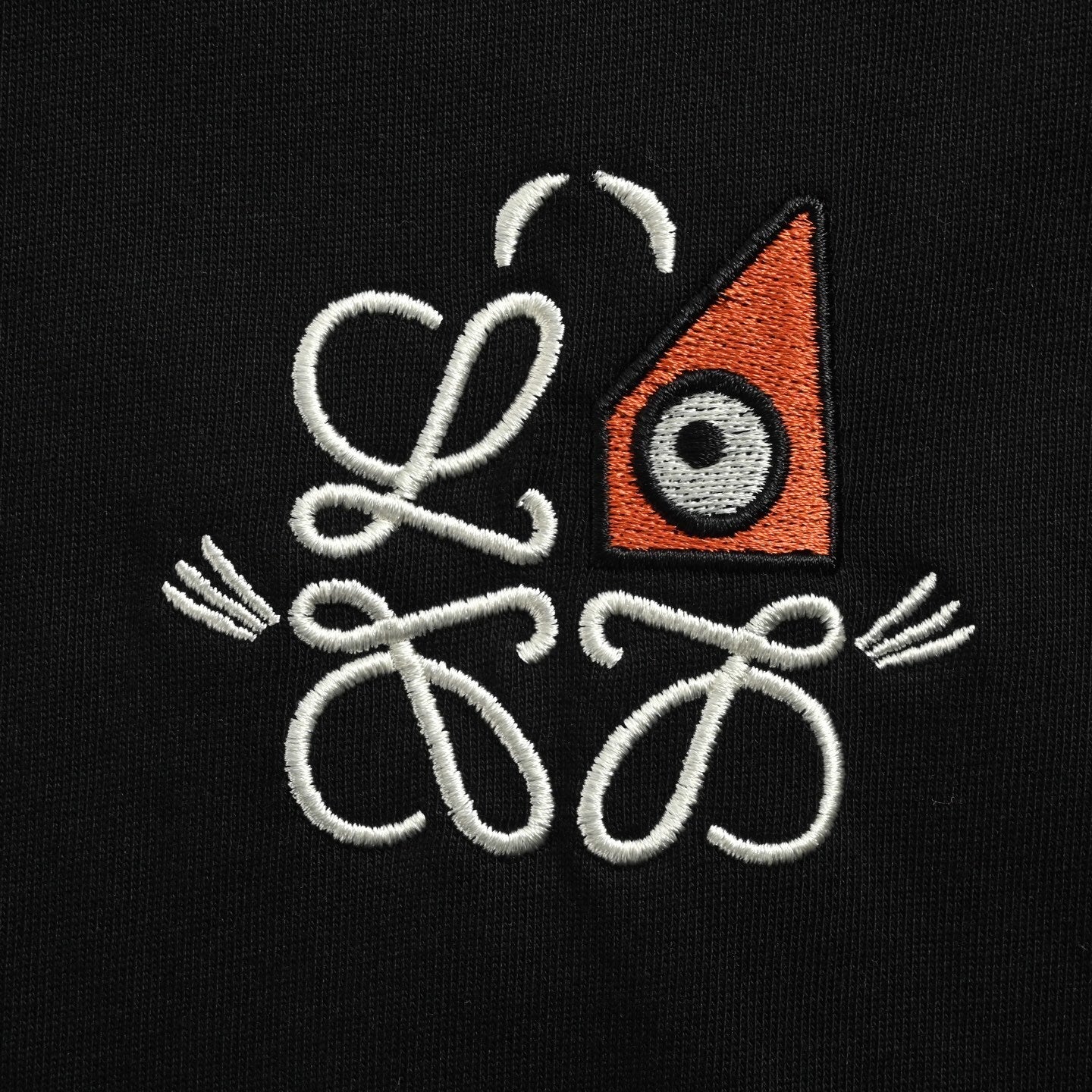 Geometric Small Eyelet Embroidery T-shirt