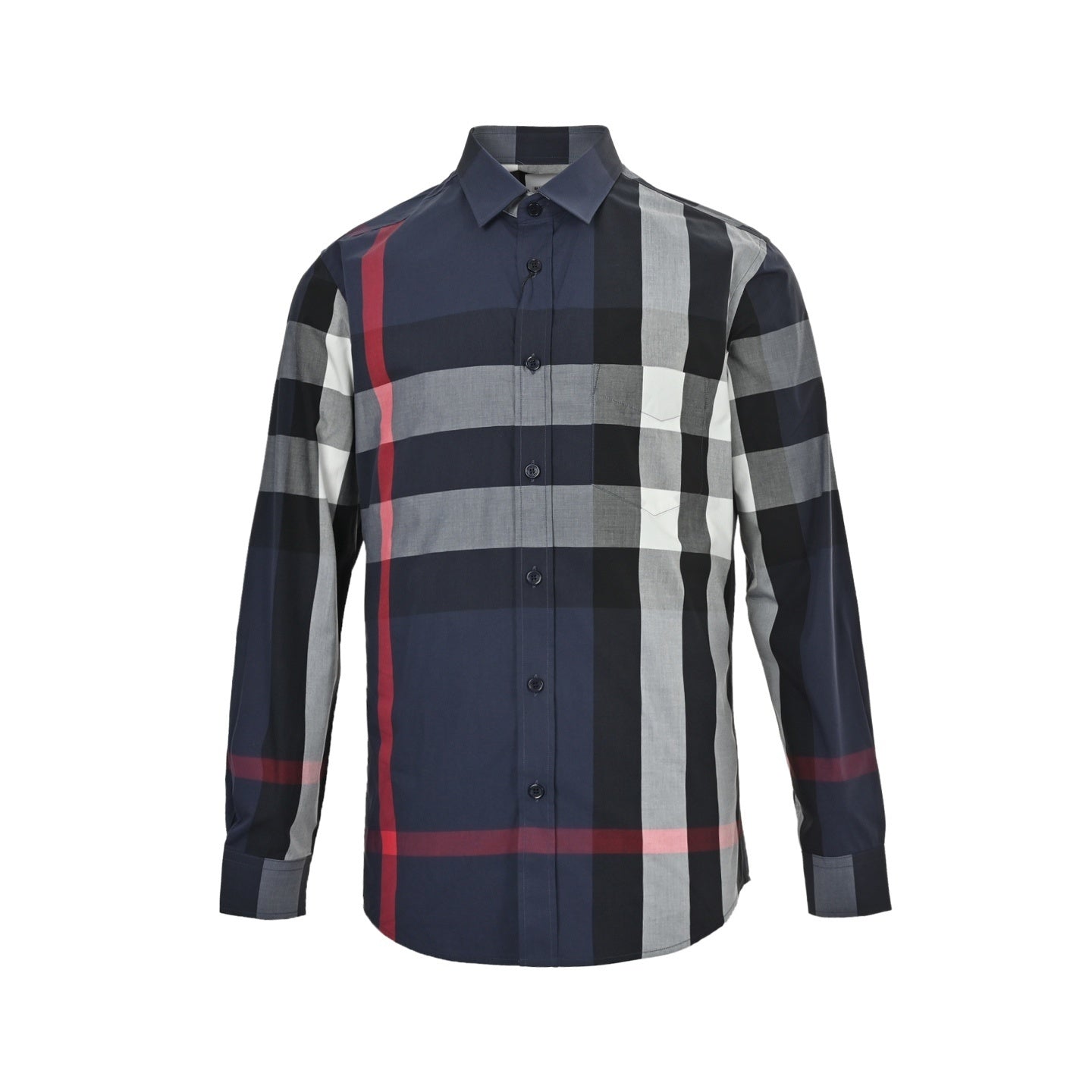 Classic large plaid shirt