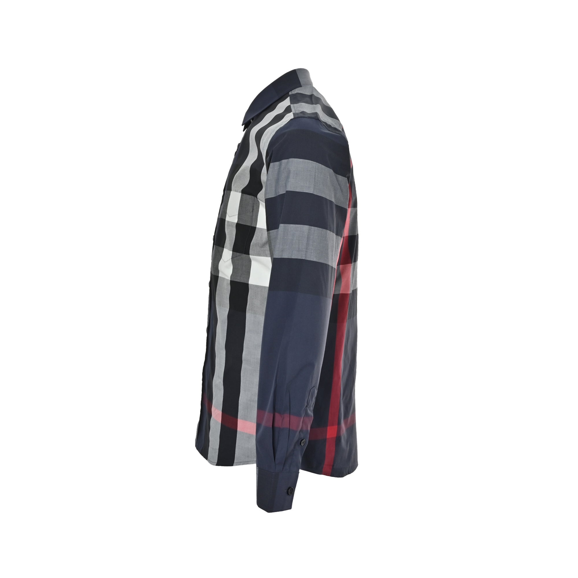 Classic large plaid shirt