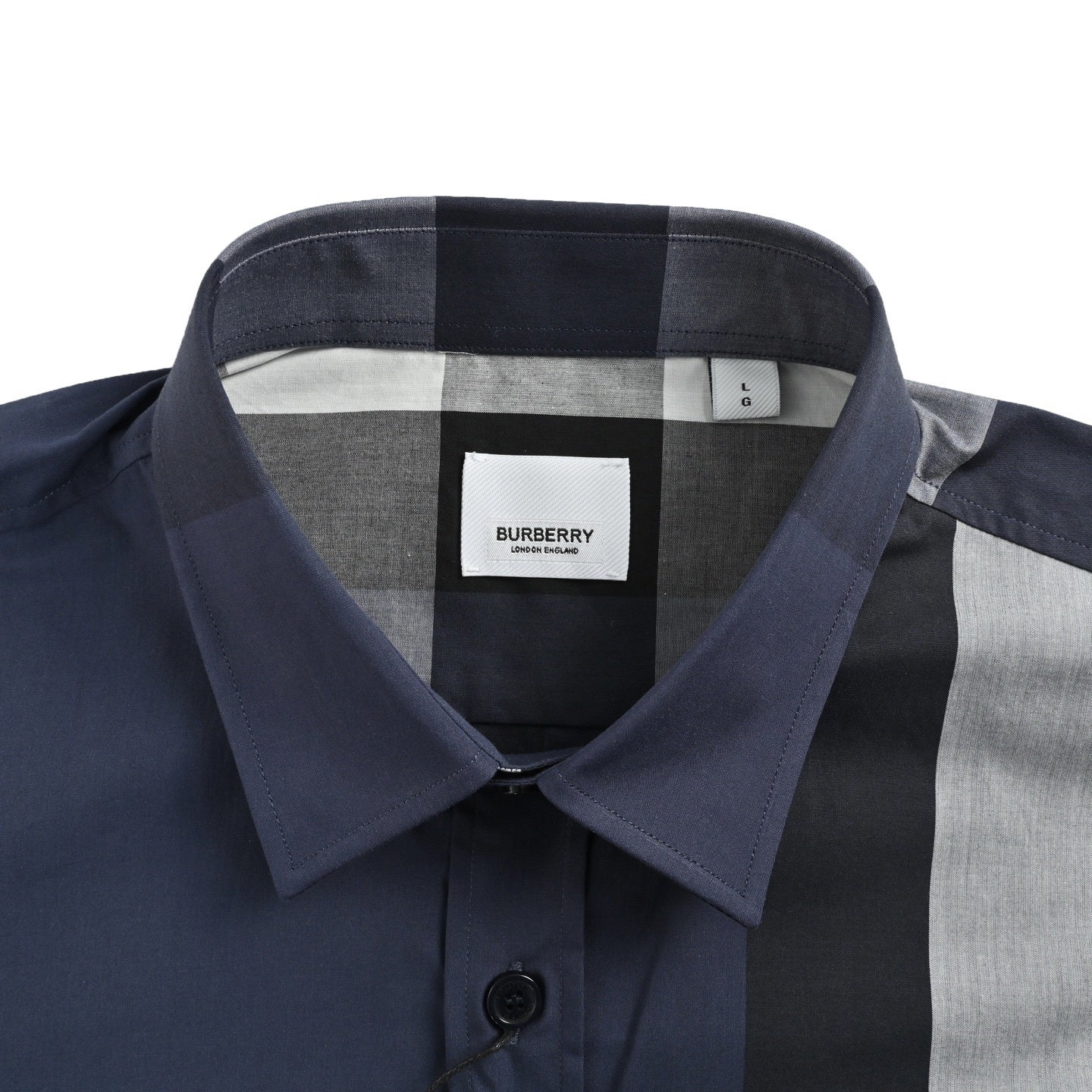 Classic large plaid shirt