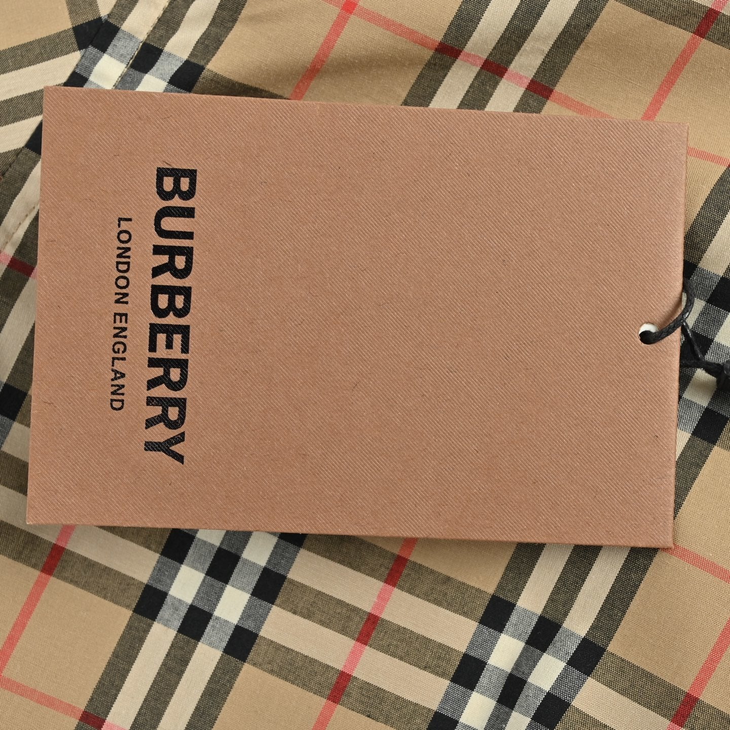 Small check cotton shirt