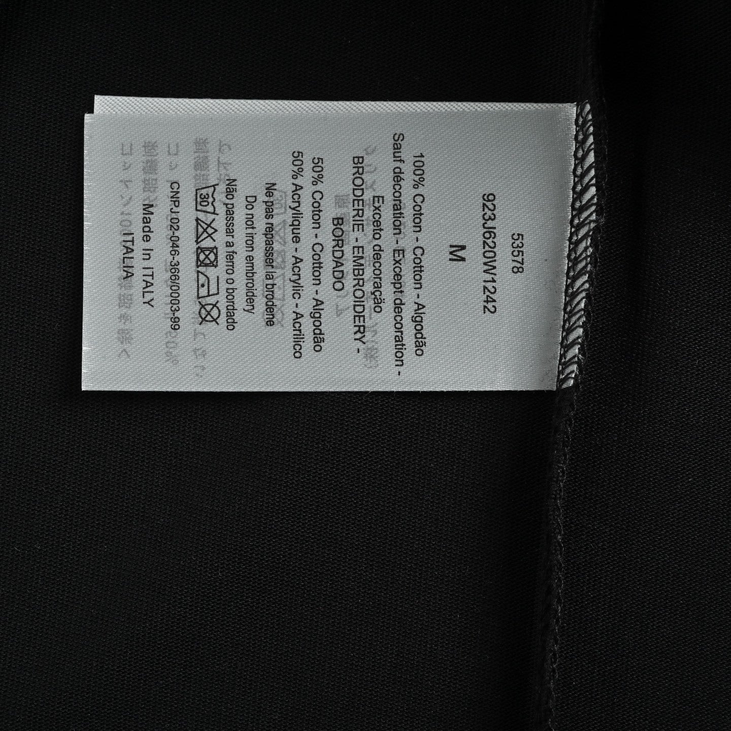 Badge Printed Embroidered T-shirt