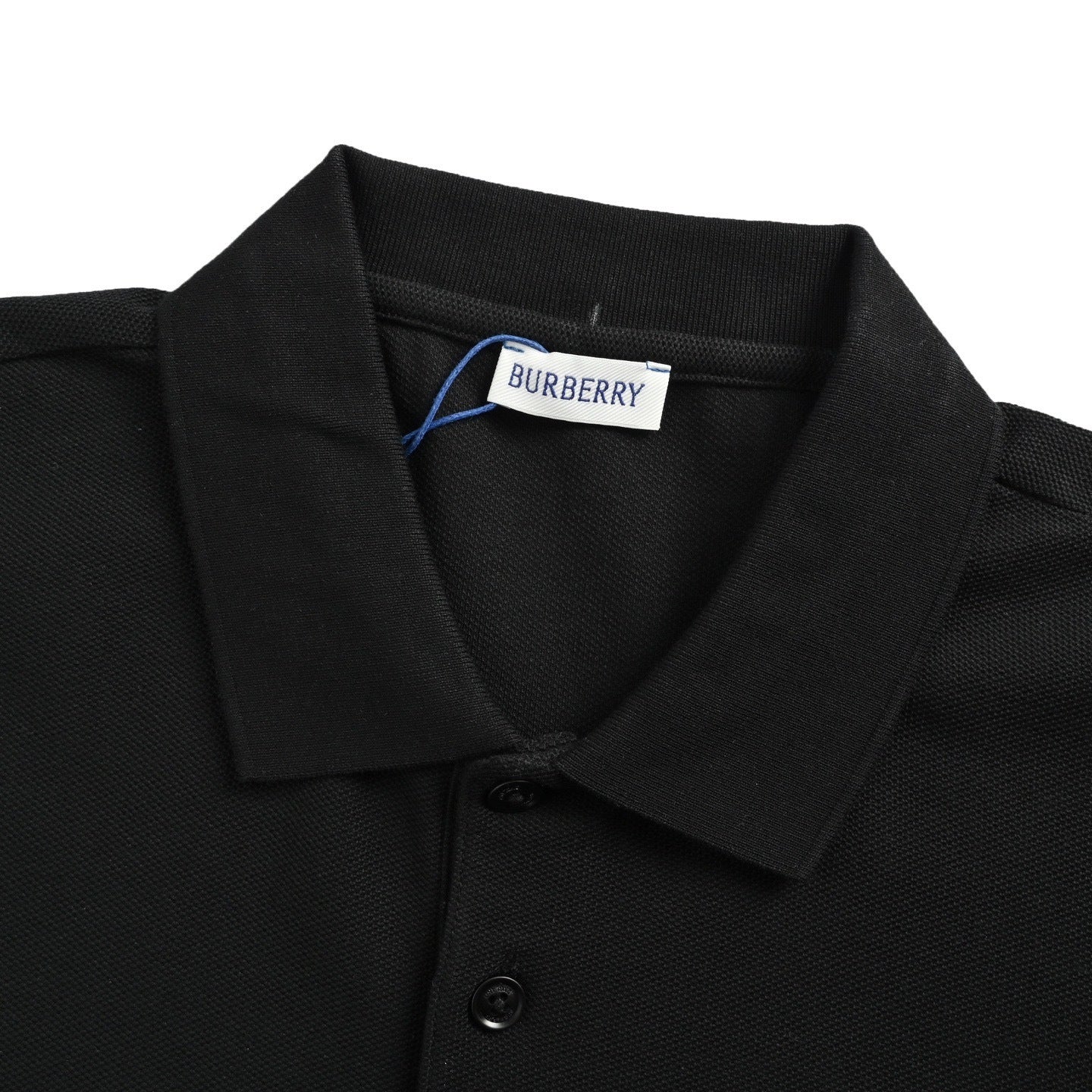 Cursive Signature Embroidered Polo Shirt