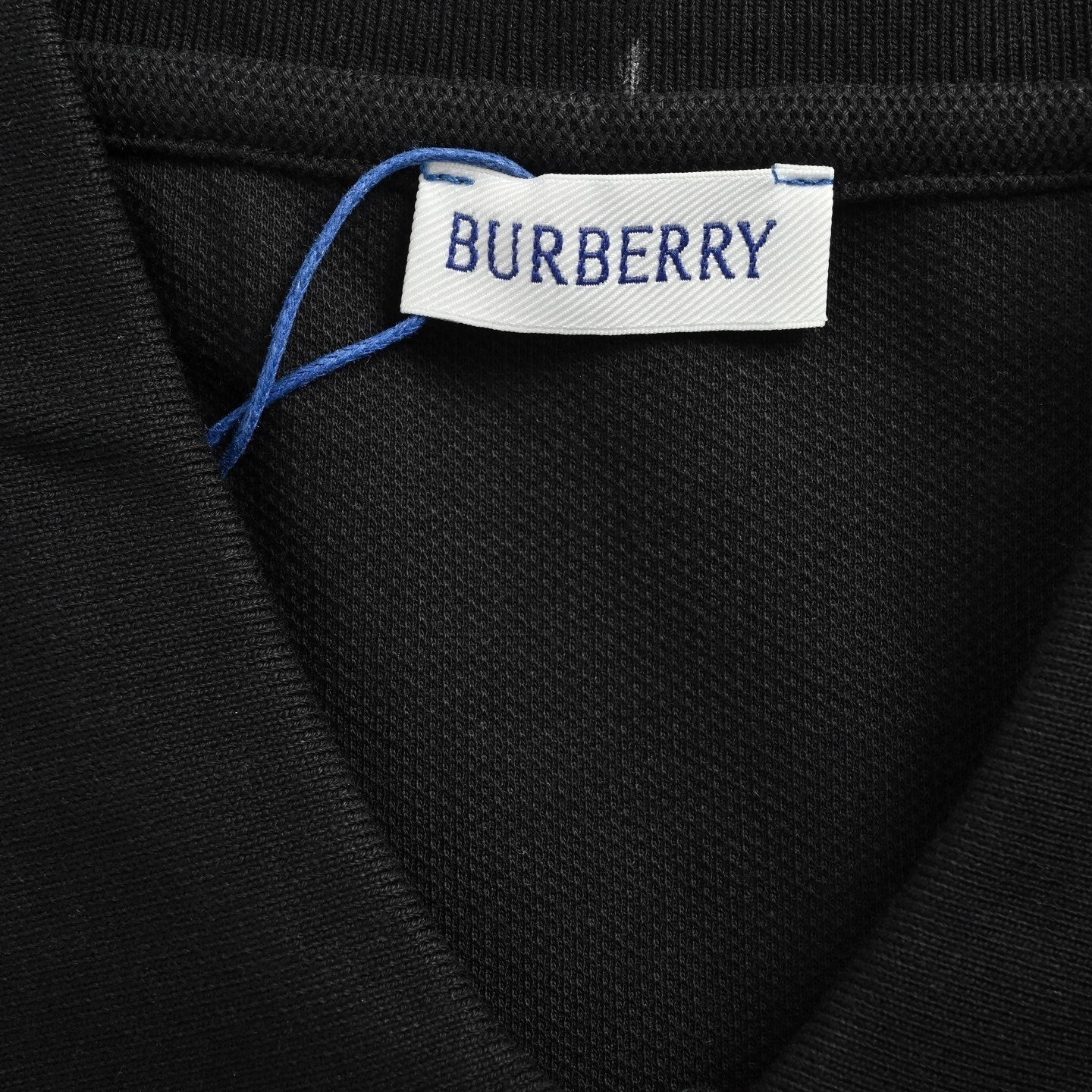 Cursive Signature Embroidered Polo Shirt