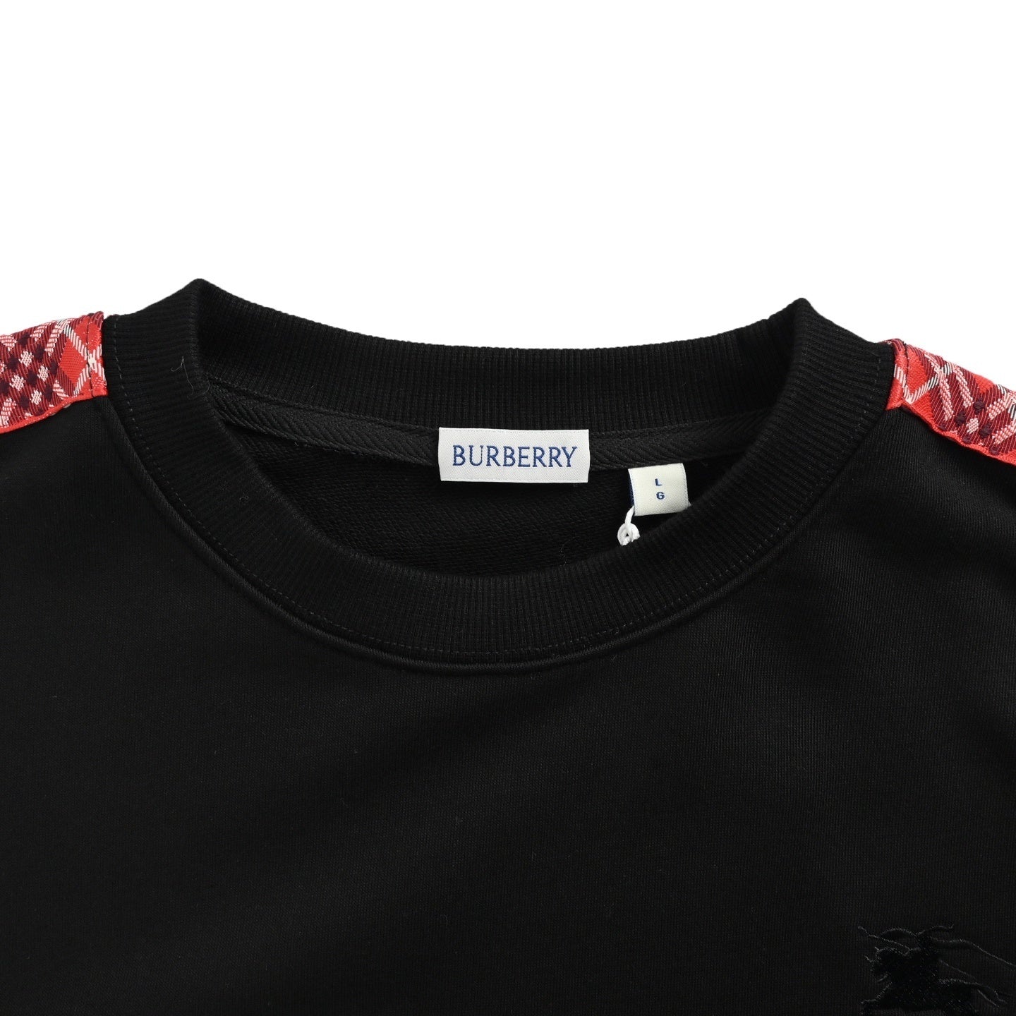 Diamond Quilted Ribbon Crewneck Sweatshirt