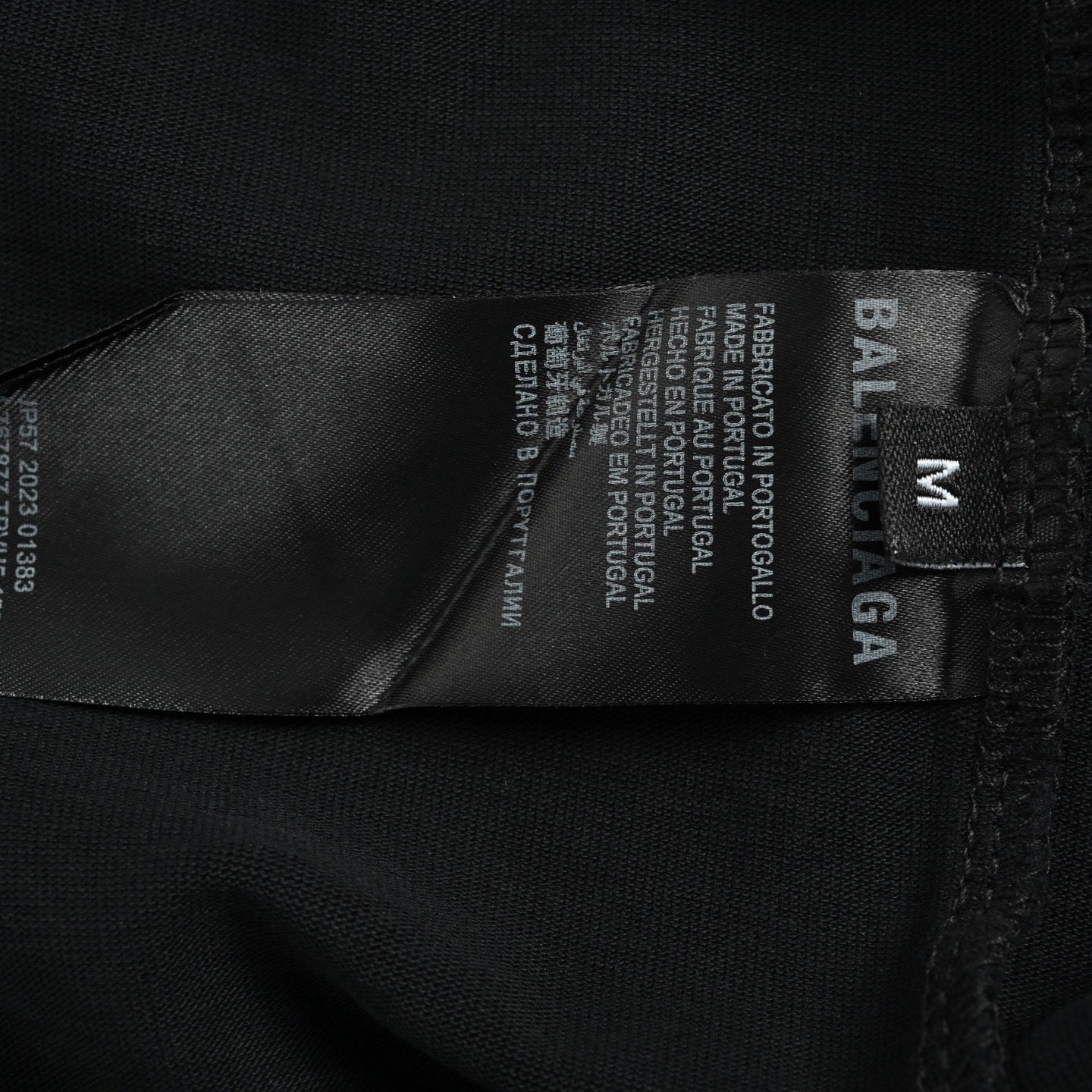 Knitted Letter Embroidery T-shirt